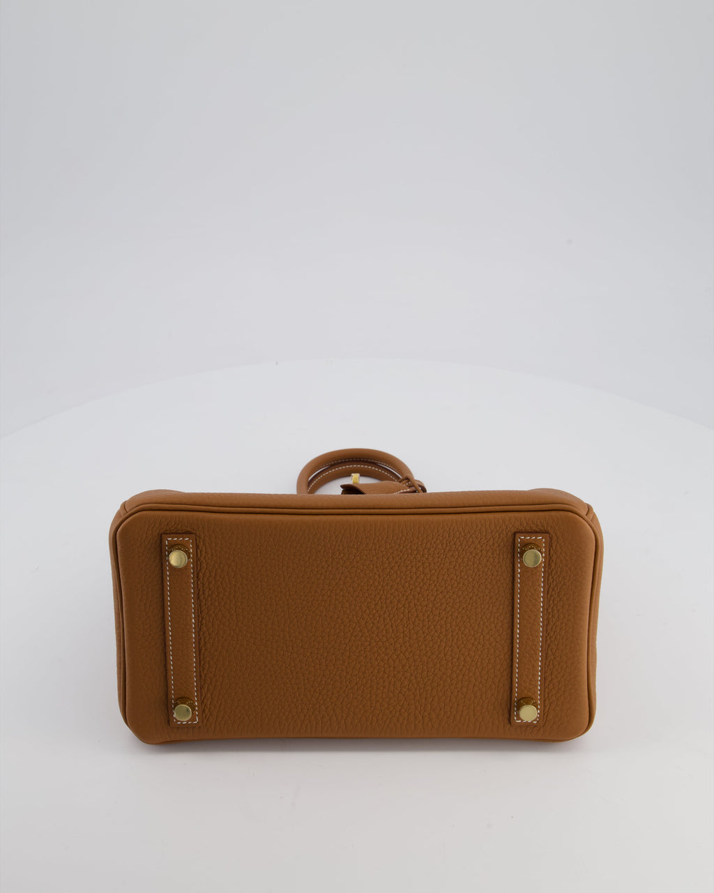 *HOT* Hermès Birkin 25 Retourne Bag in Gold Togo Leather with Gold Hardware