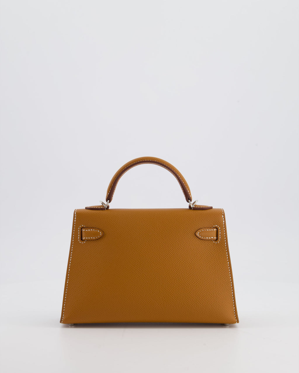 Hermès Mini Kelly II 20 Bag in Gold Epsom Leather with Palladium Hardware