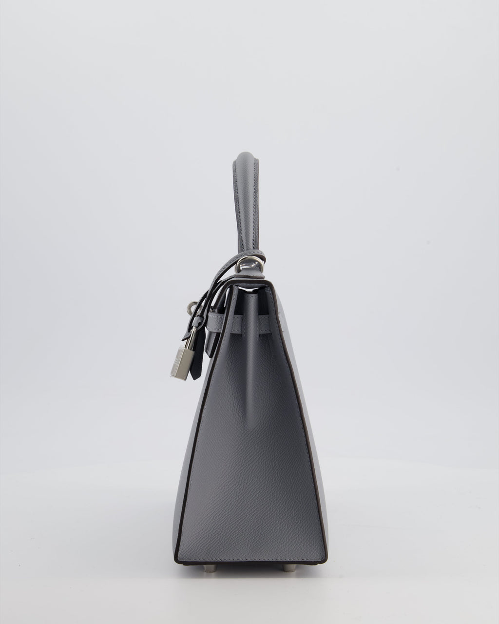 Hermès Kelly 25 Sellier Bag in Gris Pantin Epsom Leather with Palladium Hardware