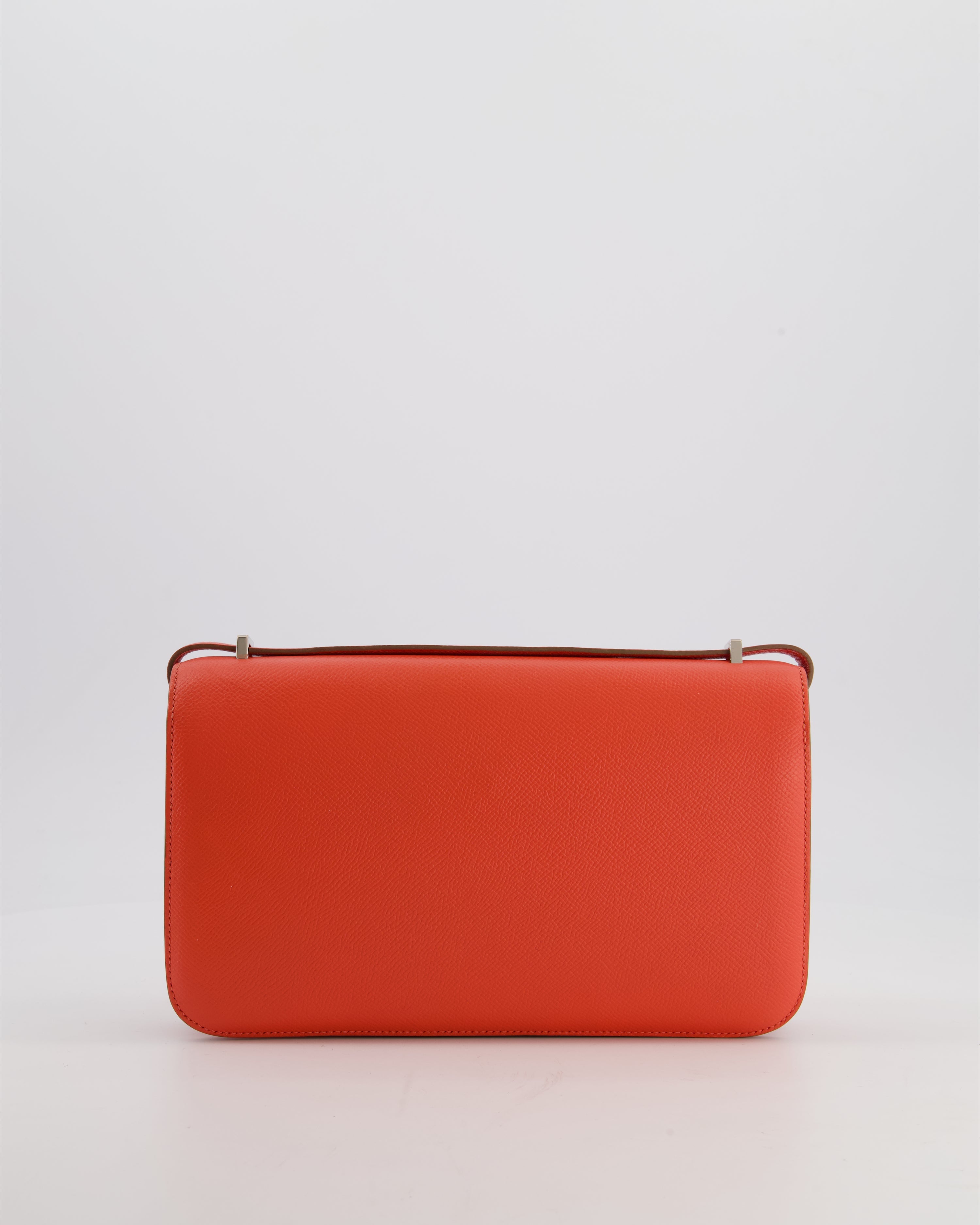 Hermès Constance Elan Bag in Rose Jaipur Epsom Leather with Palladium Hardware