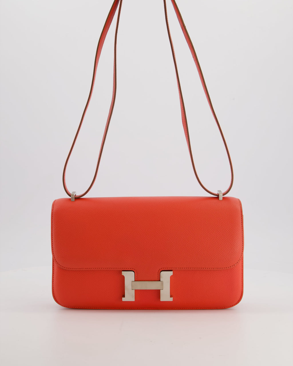 Hermès Constance Elan Bag in Rose Jaipur Epsom Leather with Palladium Hardware