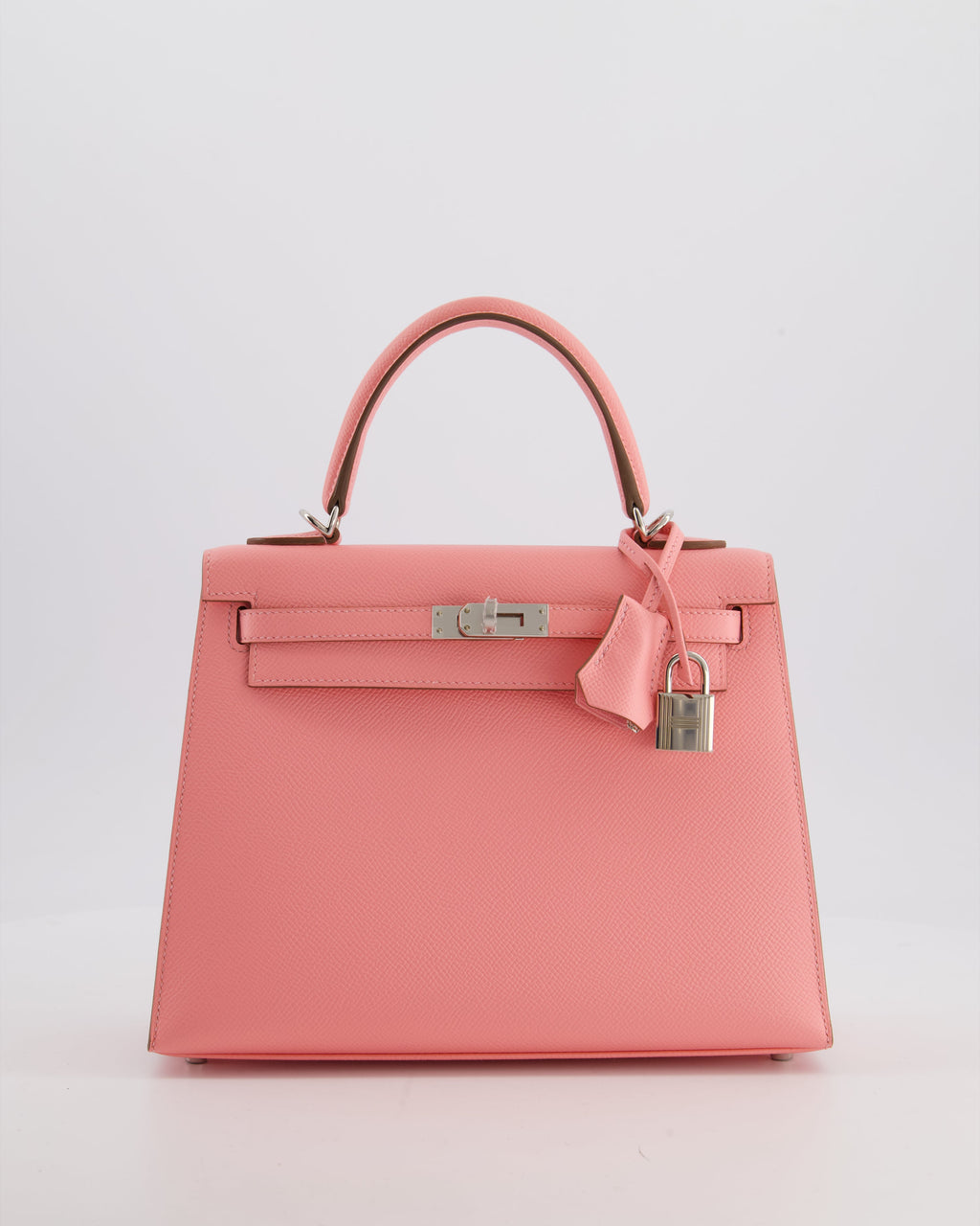 *RARE* Hermès Kelly 25 Sellier Bag in Rose Confetti in Epsom Leather with Palladium Hardware