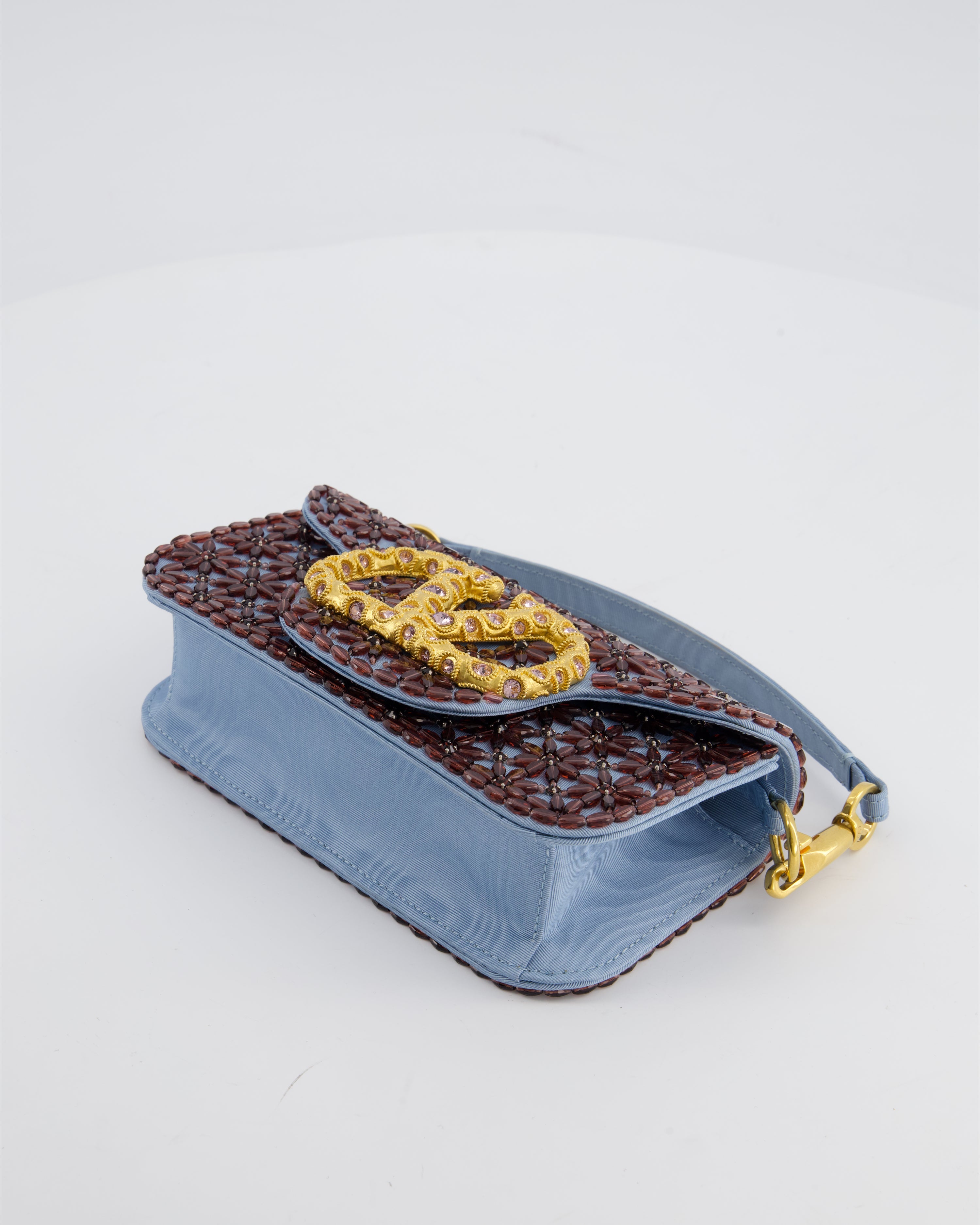 Valentino Multi Small Embroidered Loco Shoulder Bag with Gold tone Hardware RRP £3250