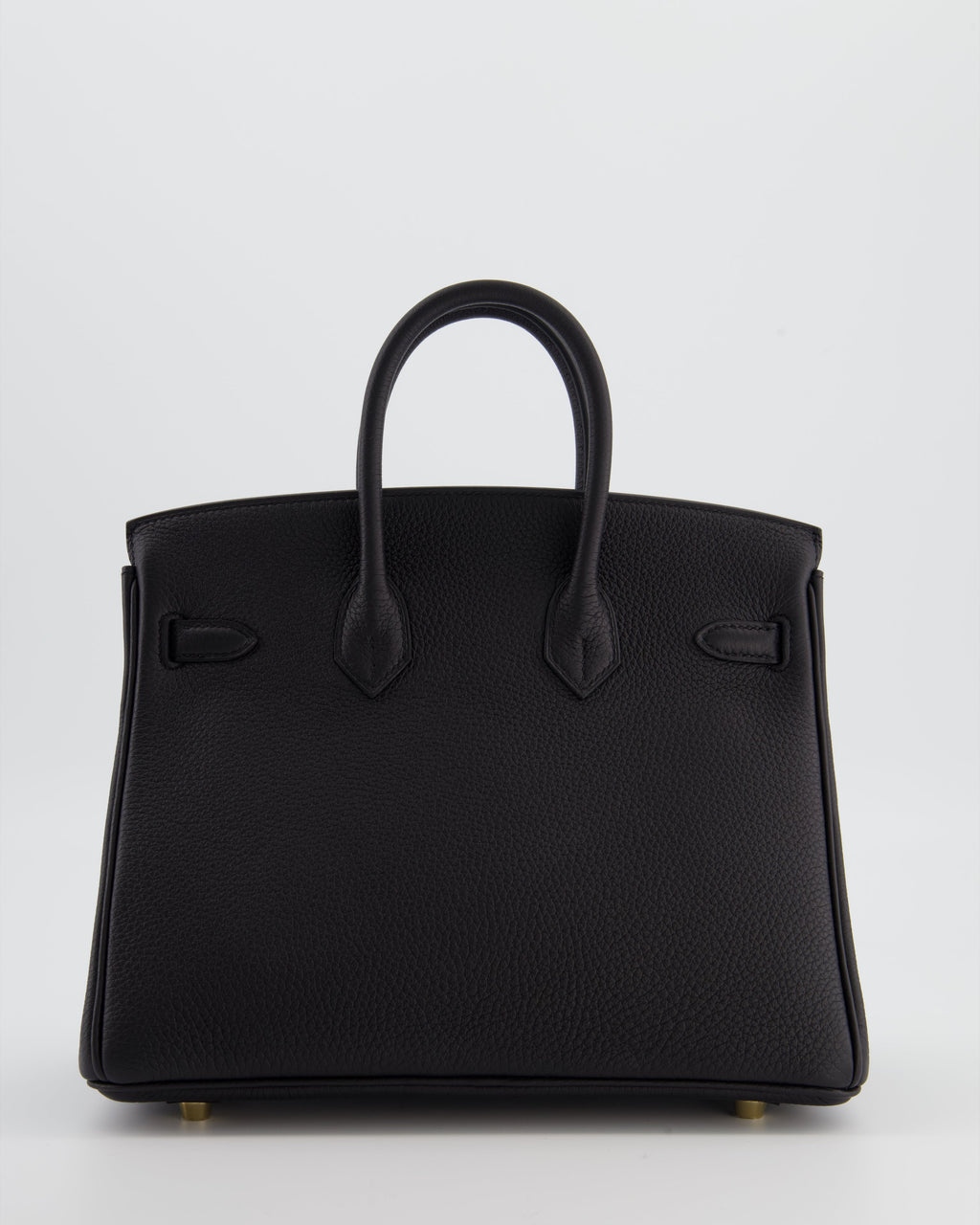 Hermès Birkin 25 Retourne Bag in Noir Togo Leather with Gold Hardware