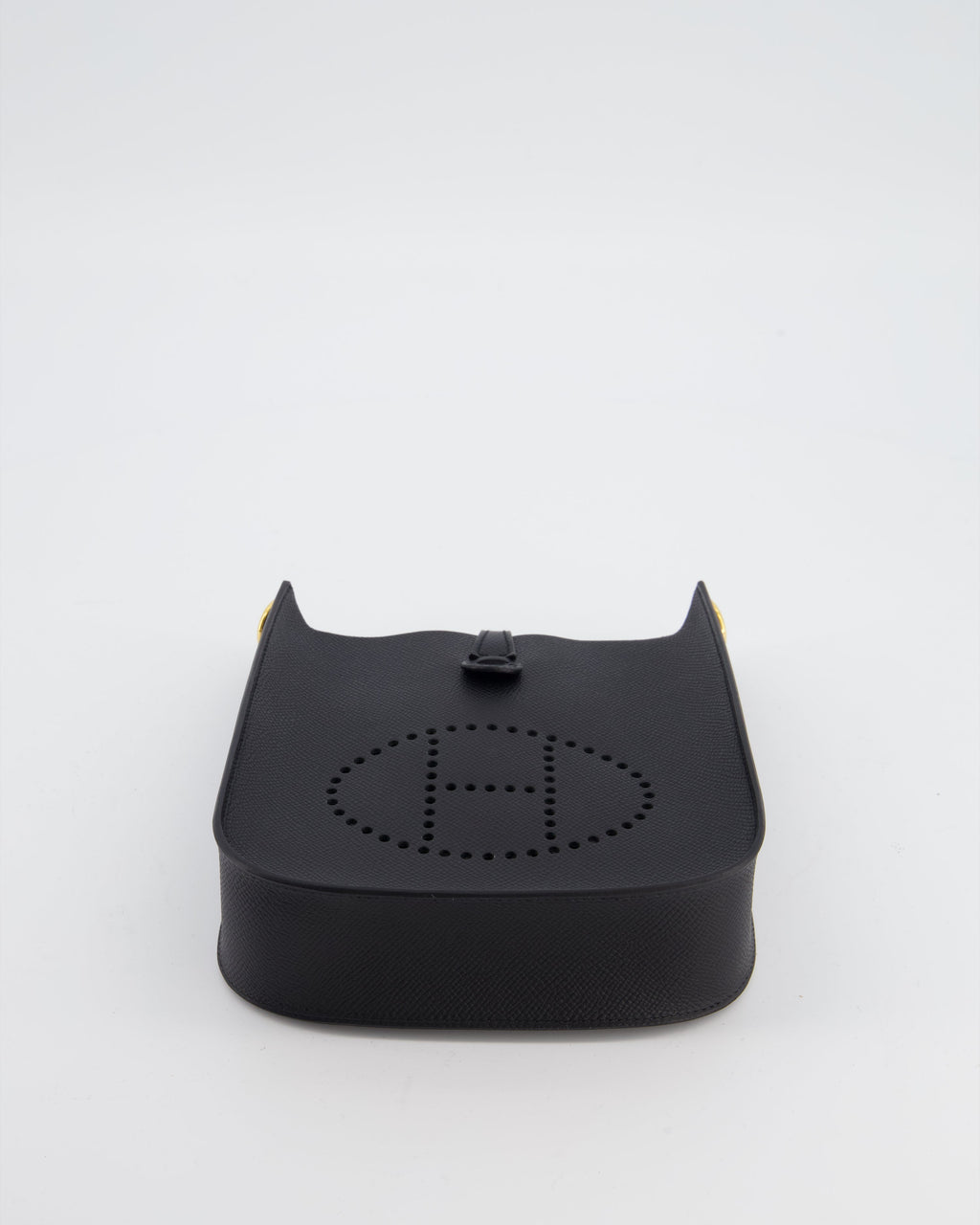 Hermès Black Mini Evelyne Sellier Bag in Epsom Leather with Gold Hardware