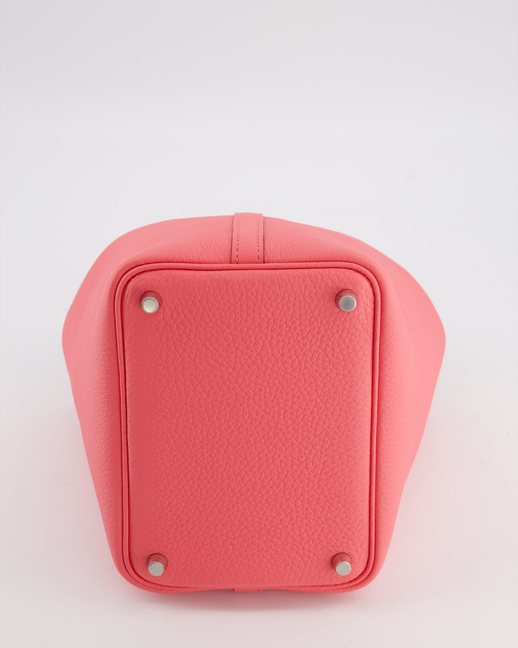 Hermès Picotin Lock 18 Bag in Rose Azalee Clemence Leather with Palladium Hardware