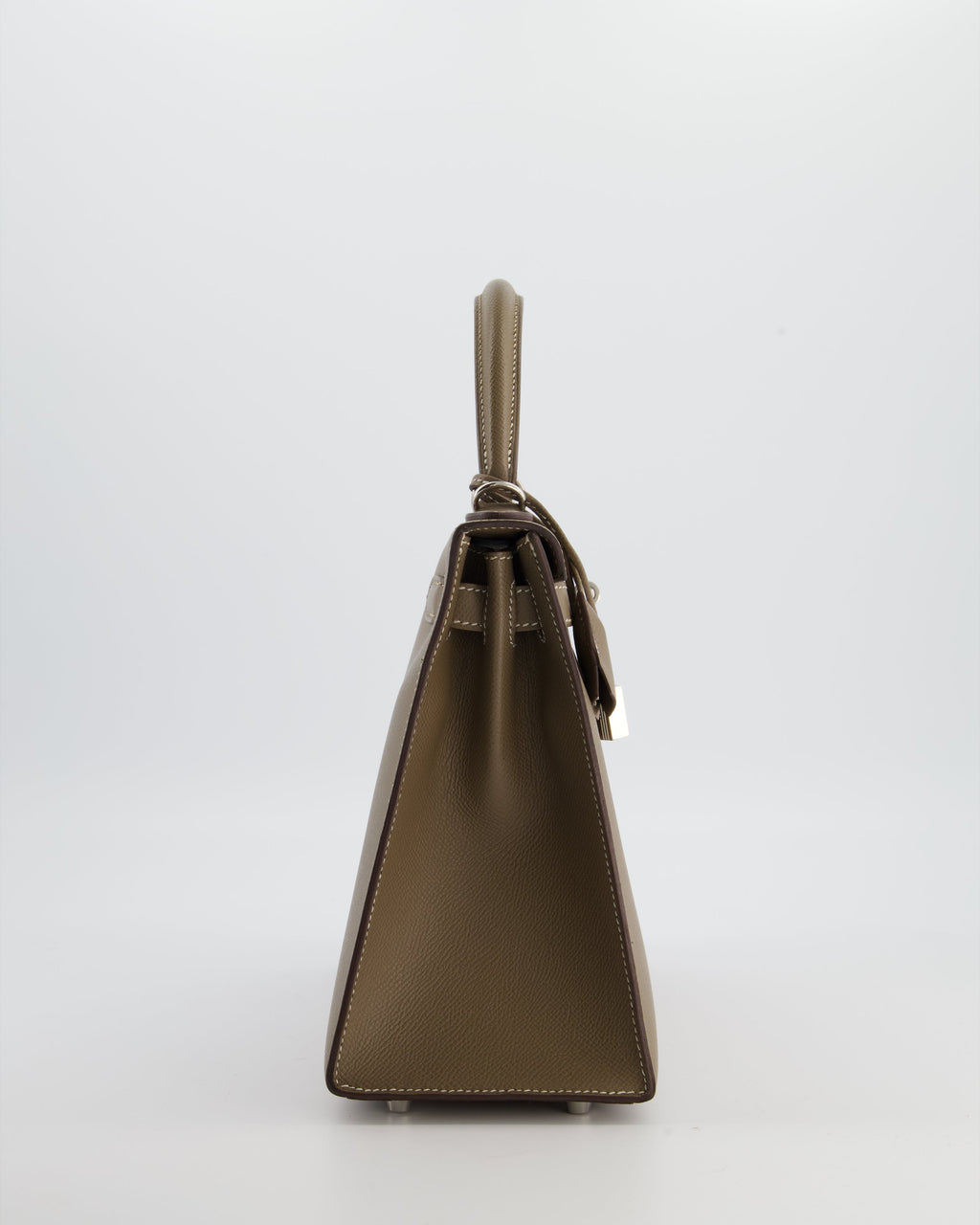Hermès Kelly 28 Sellier Bag in Etoupe Epsom Leather with Palladium Hardware