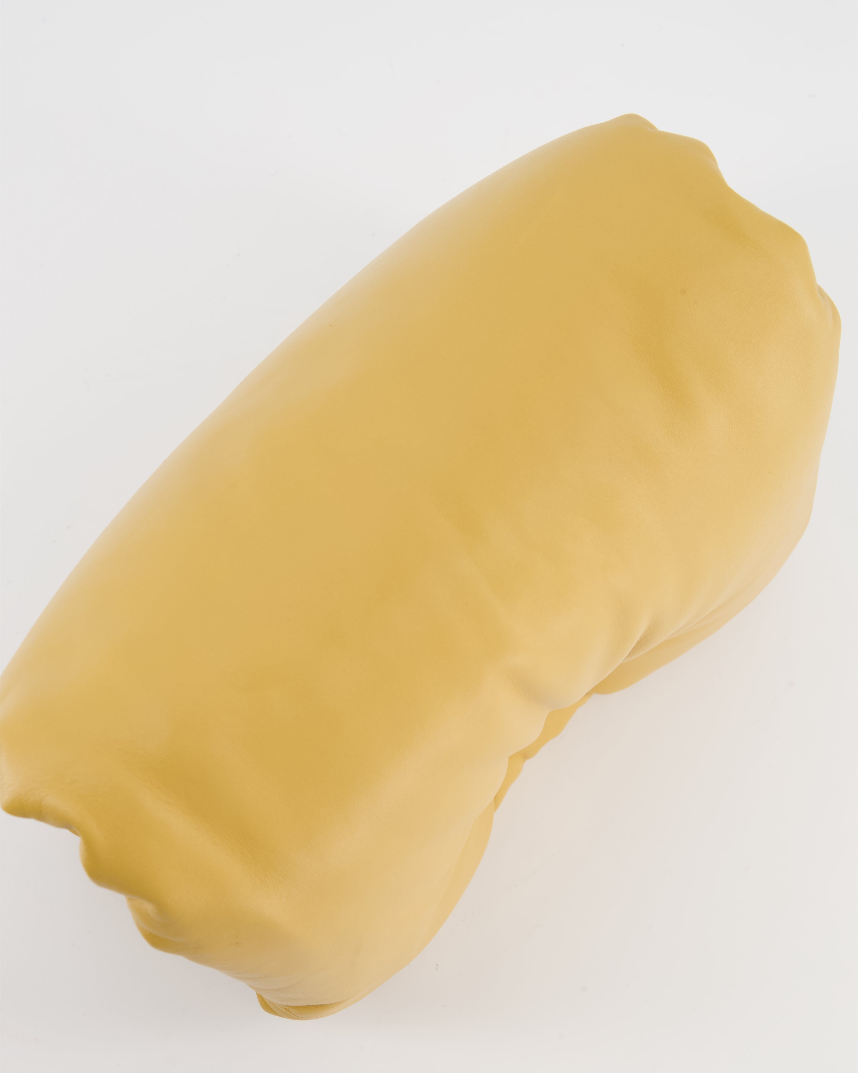 Loewe Yellow Goya Puffer Bag in Lamb Nappa Leather with Gold Hardware