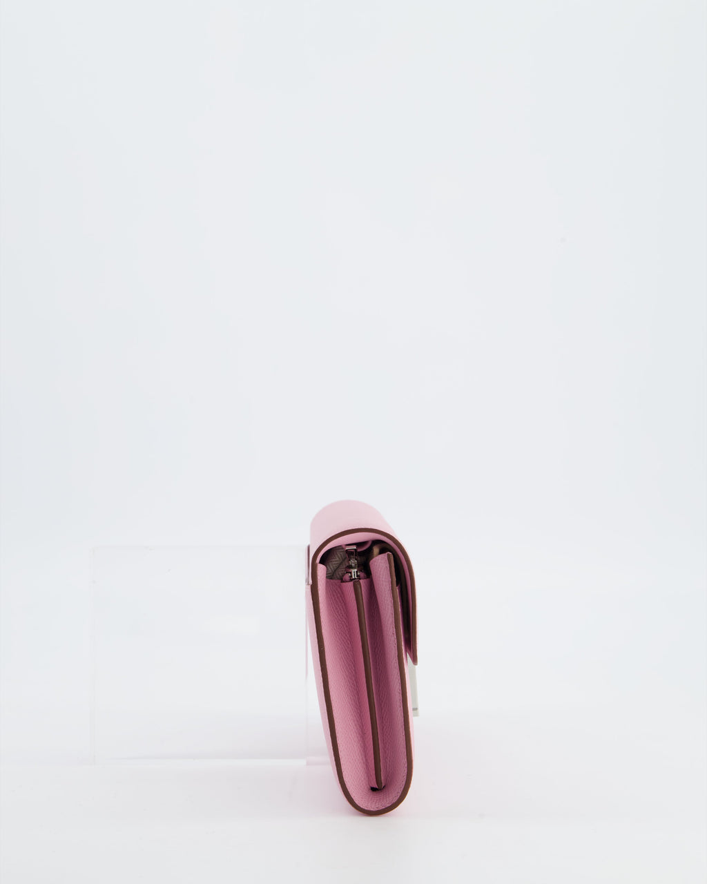 Hermès Constance To Go Bag in Mauve Sylvestre Epsom Leather with Palladium Hardware