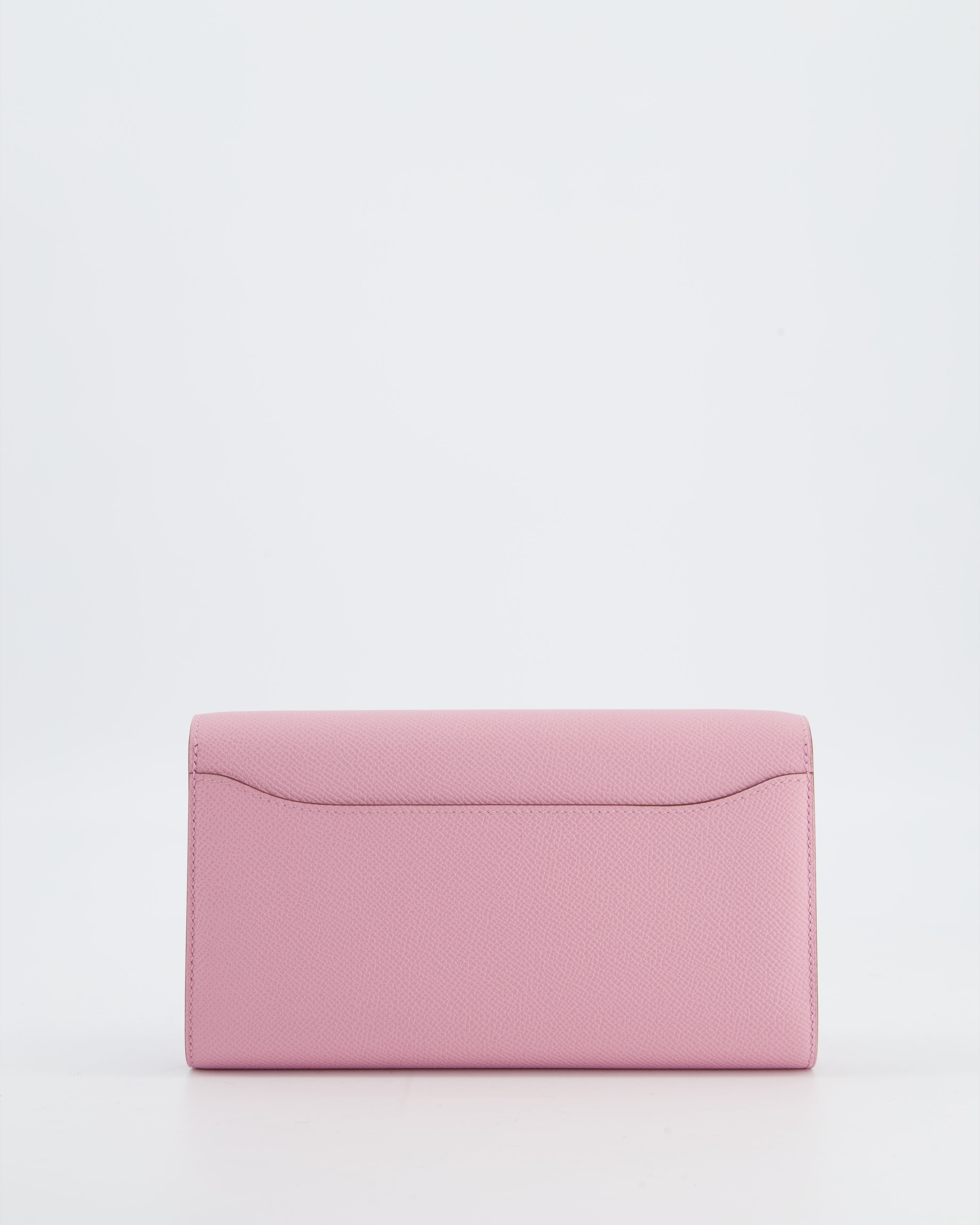Hermès Constance To Go Bag in Mauve Sylvestre Epsom Leather with Palladium Hardware