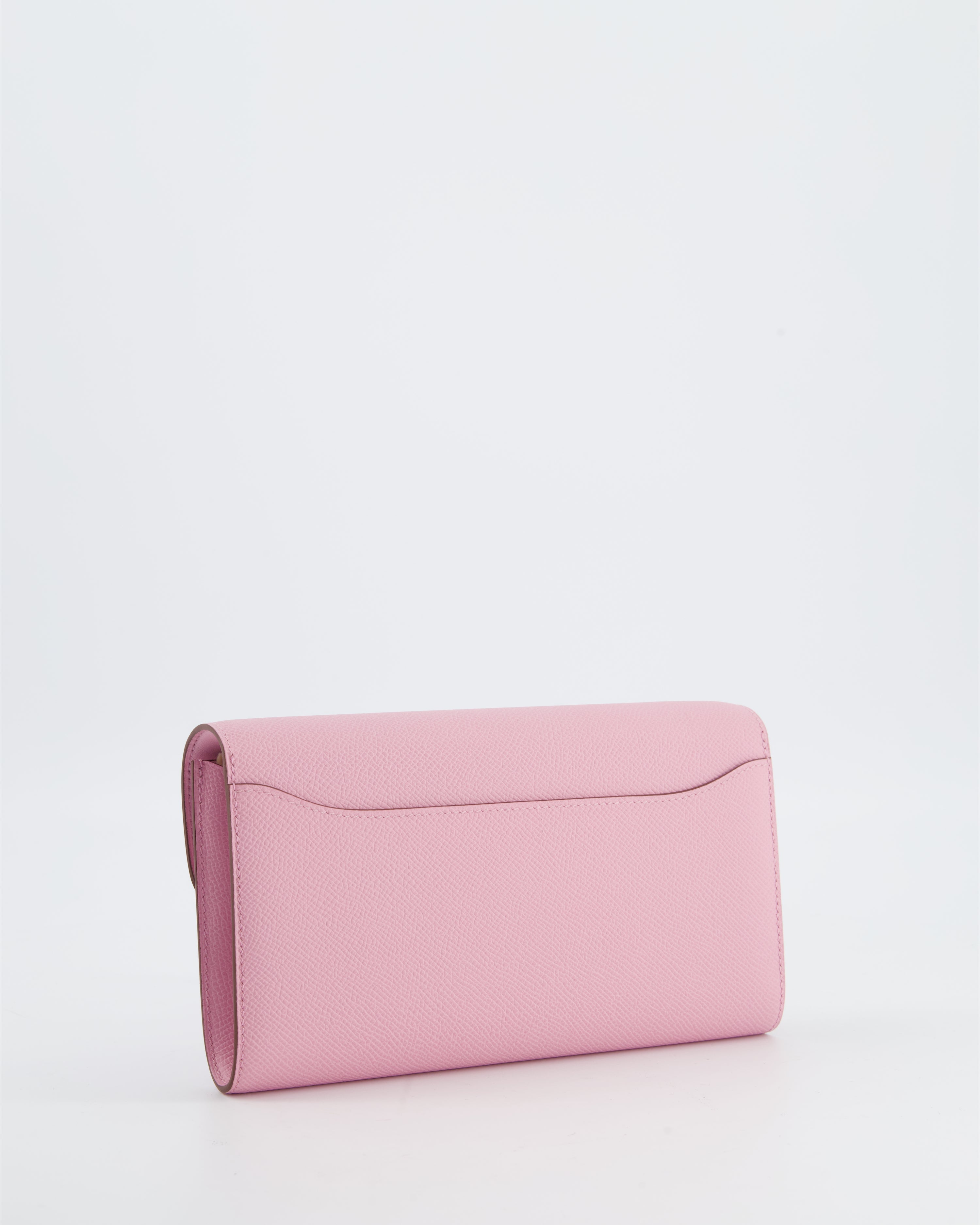 Hermès Constance To Go Bag in Mauve Sylvestre Epsom Leather with Palladium Hardware