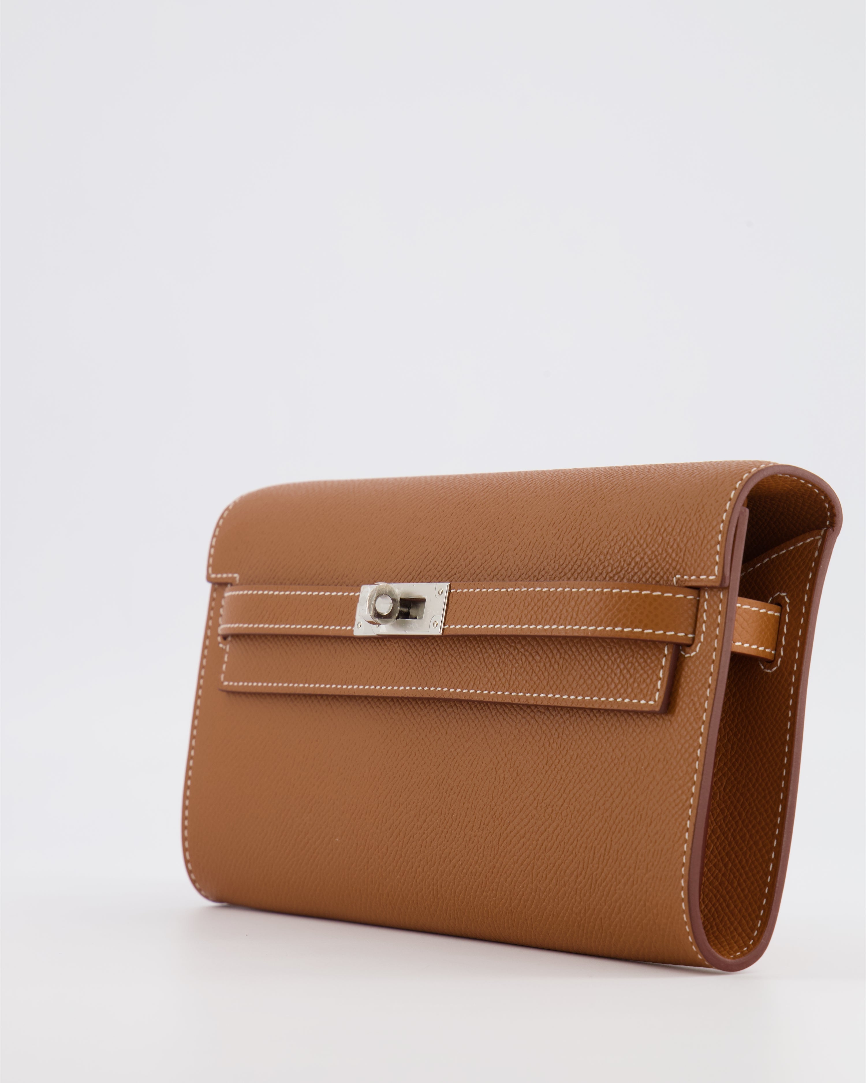 Hermès Kelly To Go Bag in Gold Epsom Leather with Palladium Hardware