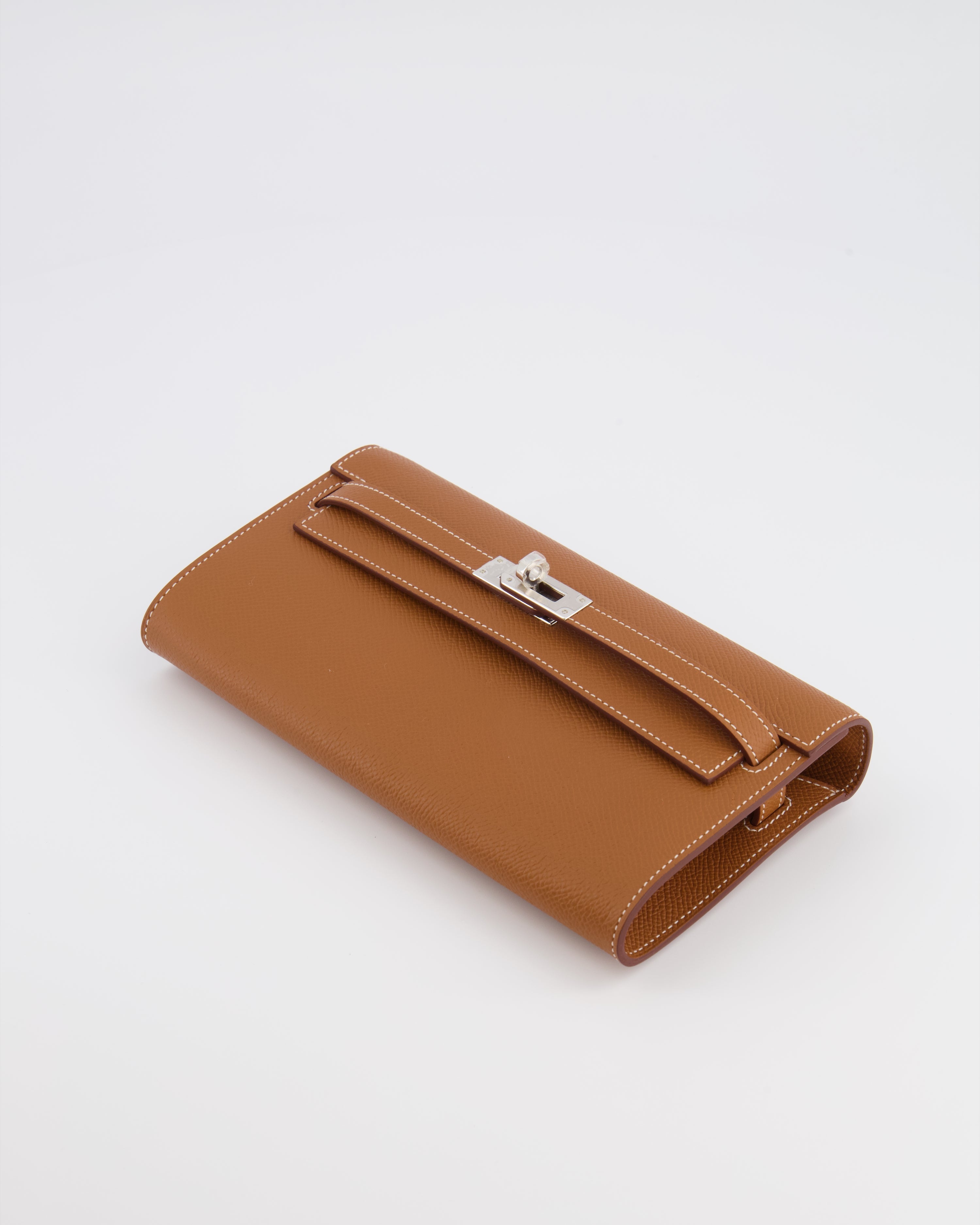 Hermès Kelly To Go Bag in Gold Epsom Leather with Palladium Hardware