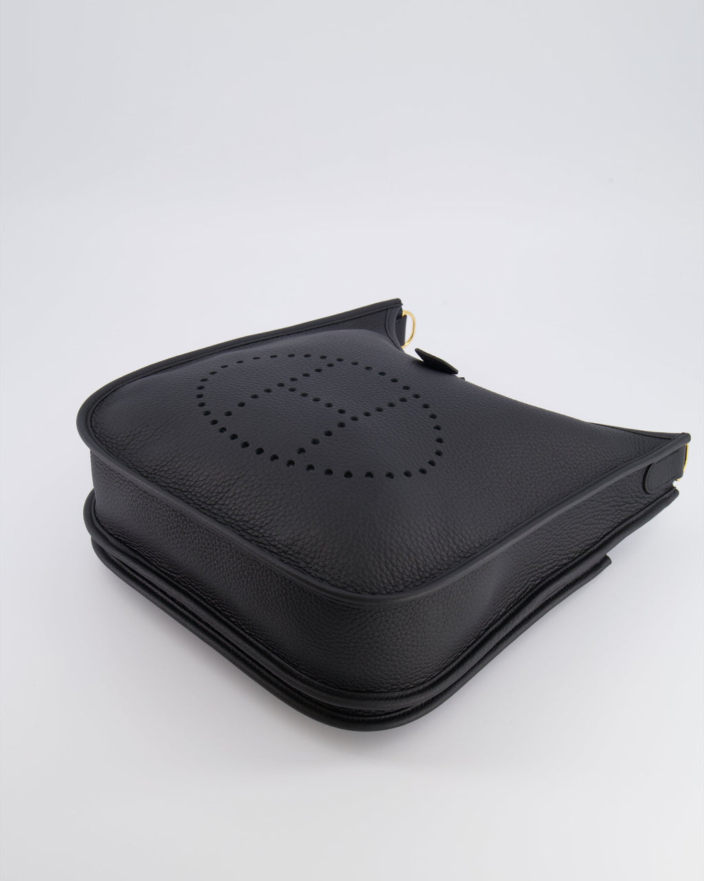 Hermès Evelyne III 29 Bag in Black Taurillon Clemence Leather with Gold Hardware