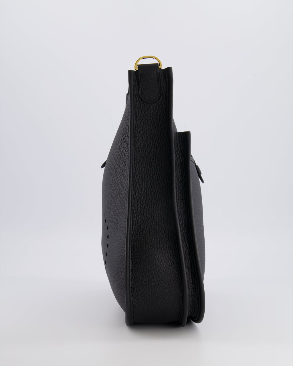 Hermès Evelyne III 29 Bag in Black Taurillon Clemence Leather with Gold Hardware