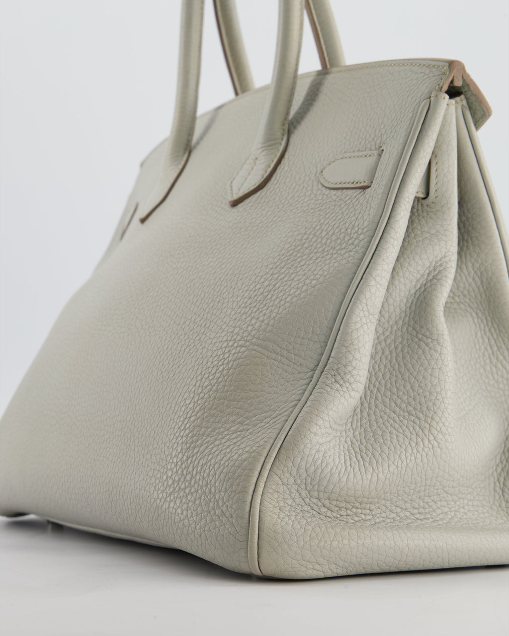 Hermès Birkin 35 Retourne Bag in Gris Perle Togo Leather with Palladium Hardware