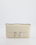 *NEW RELEASE* Hermès Constance 1-Elan Miroir Bag in Craie Epsom Leather with Palladium Hardware