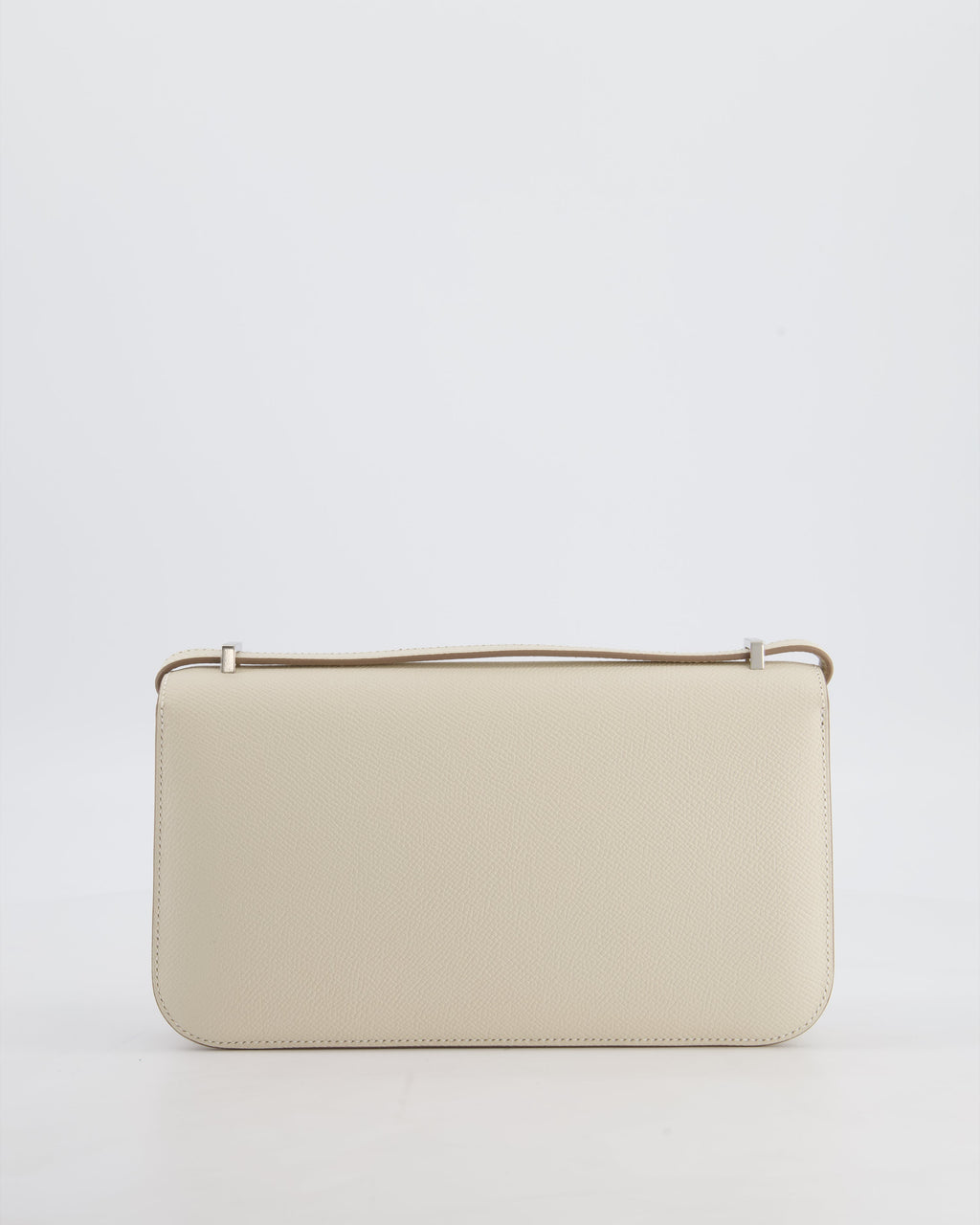*NEW RELEASE* Hermès Constance 1-Elan Miroir Bag in Craie Epsom Leather with Palladium Hardware