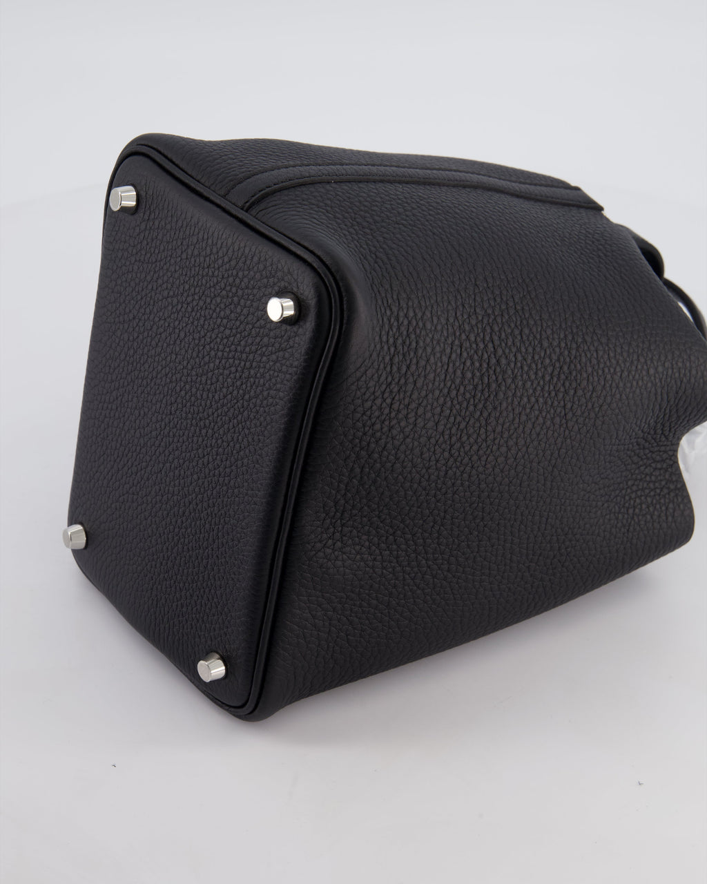 Hermès Picotin Lock 18 Bag in Noir Clemence Leather with Palladium Hardware