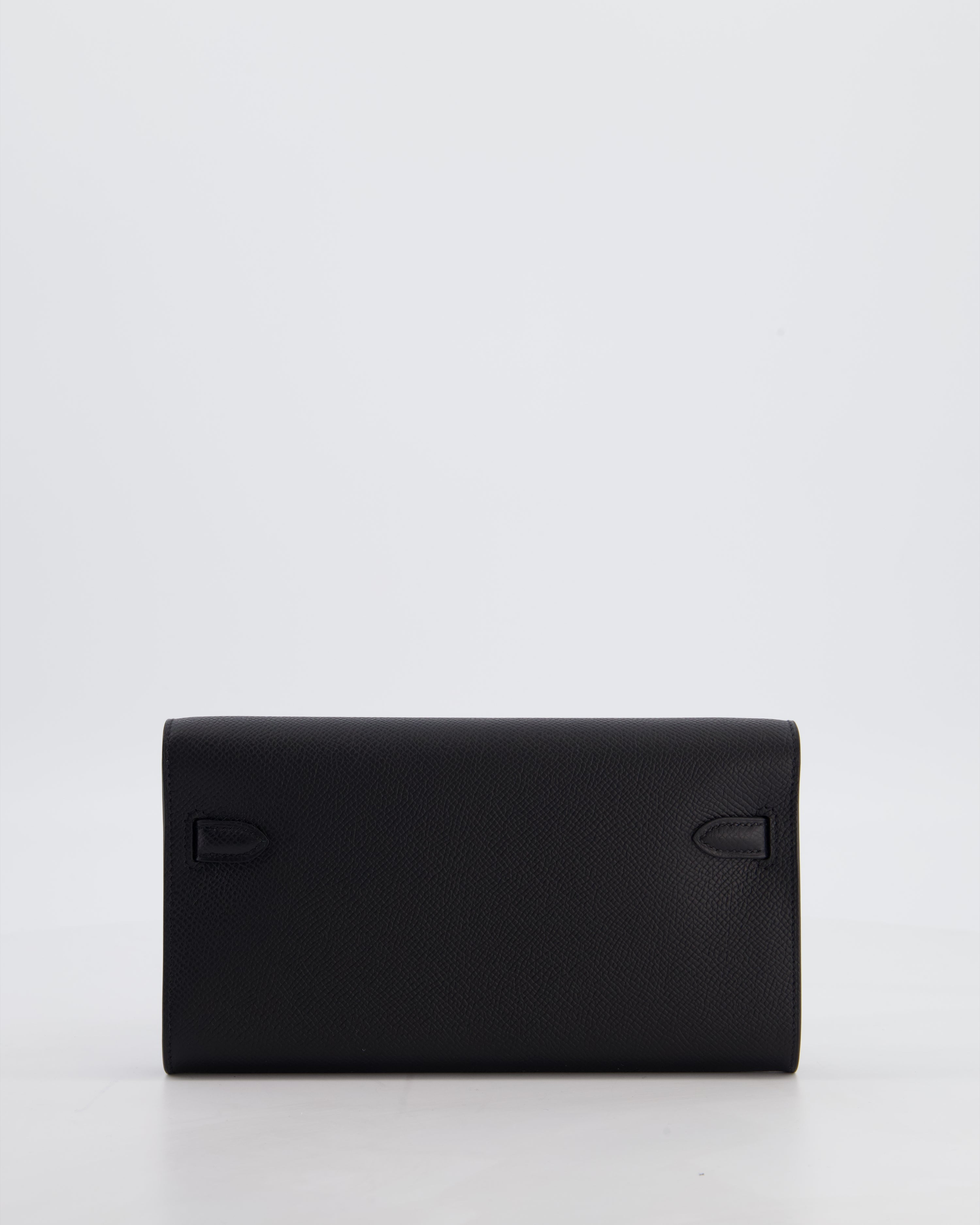 Hermès Kelly To Go Bag in Noir Epsom Leather with Palladium Hardware