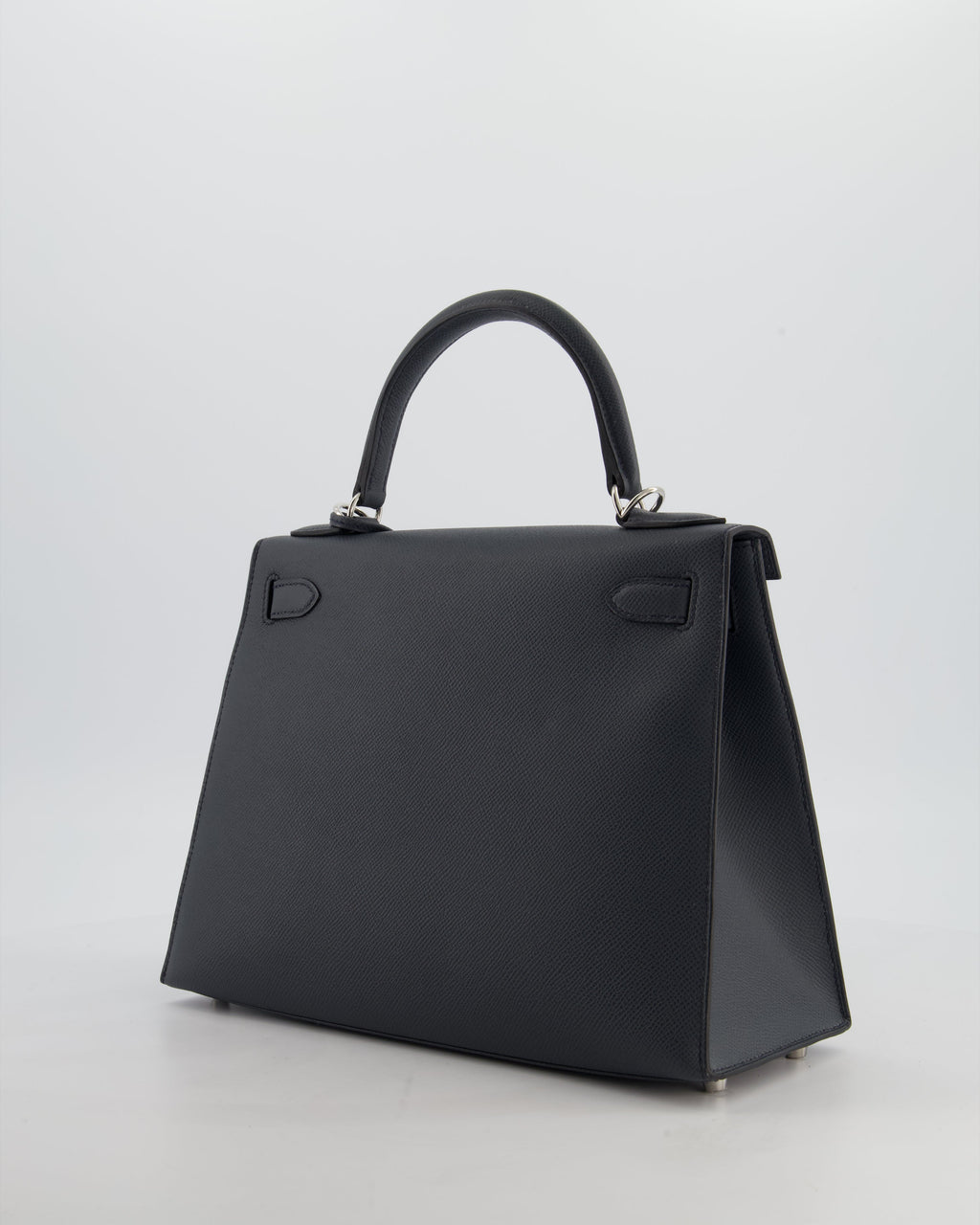 Hermès Kelly 28 Sellier Bag in Gris Misty Epsom Leather with Palladium Hardware