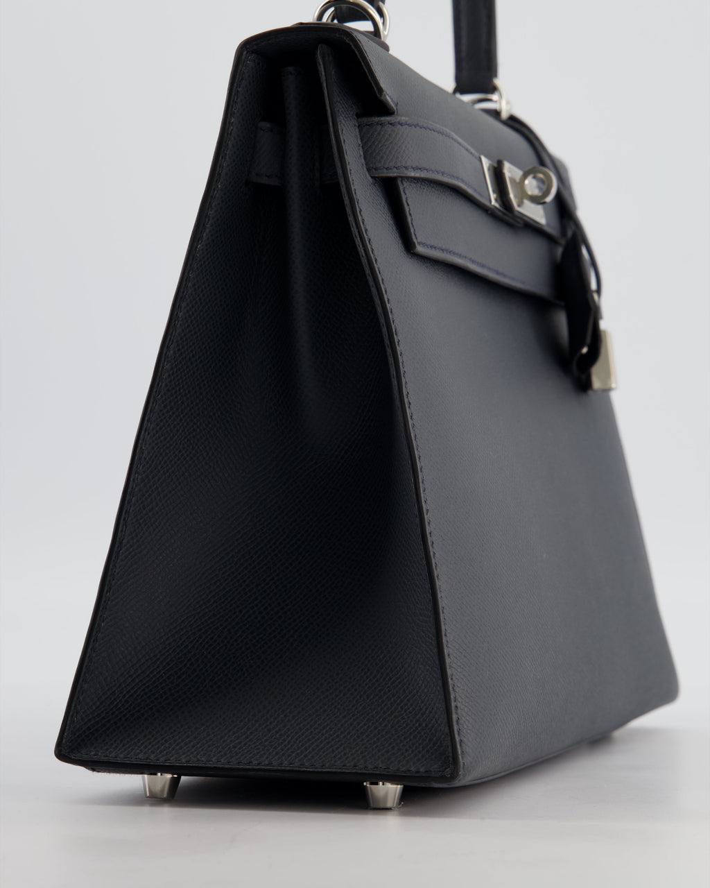 Hermès Kelly 28 Sellier Bag in Gris Misty Epsom Leather with Palladium Hardware