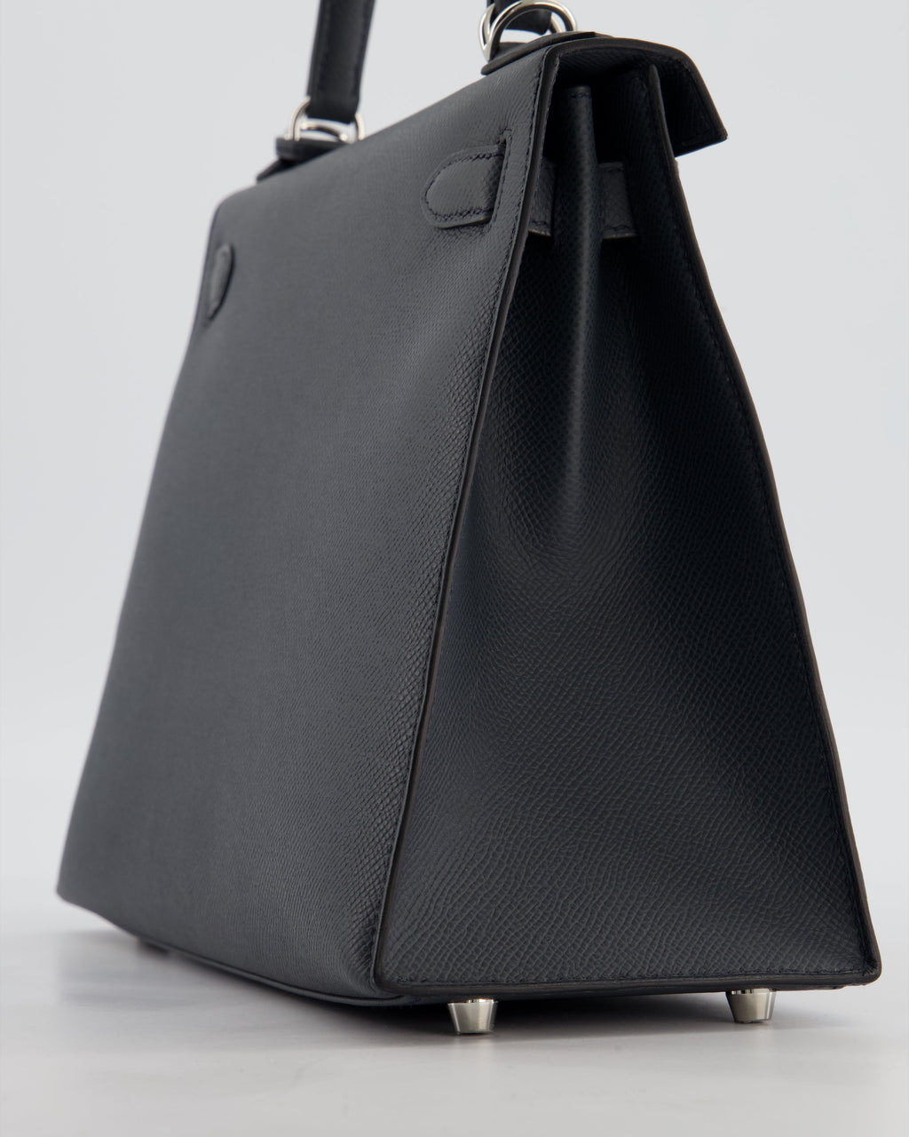 Hermès Kelly 28 Sellier Bag in Gris Misty Epsom Leather with Palladium Hardware