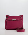 Hermès Jypsiere 28 Bag in Tosca Clemence Leather with Palladium Hardware
