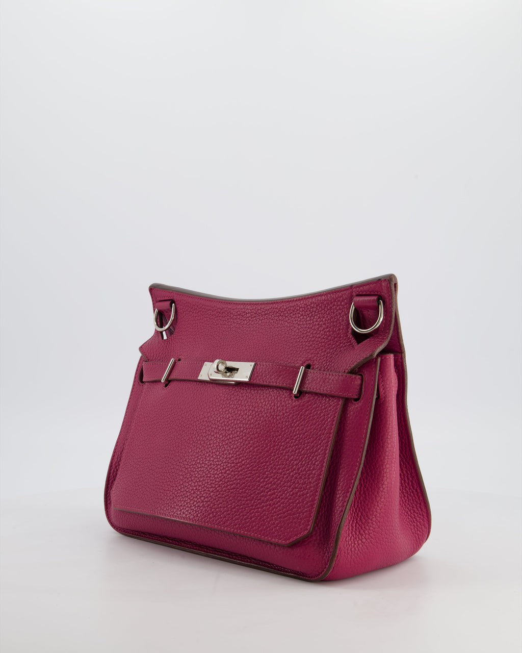 Hermès Jypsiere 28 Bag in Tosca Clemence Leather with Palladium Hardware