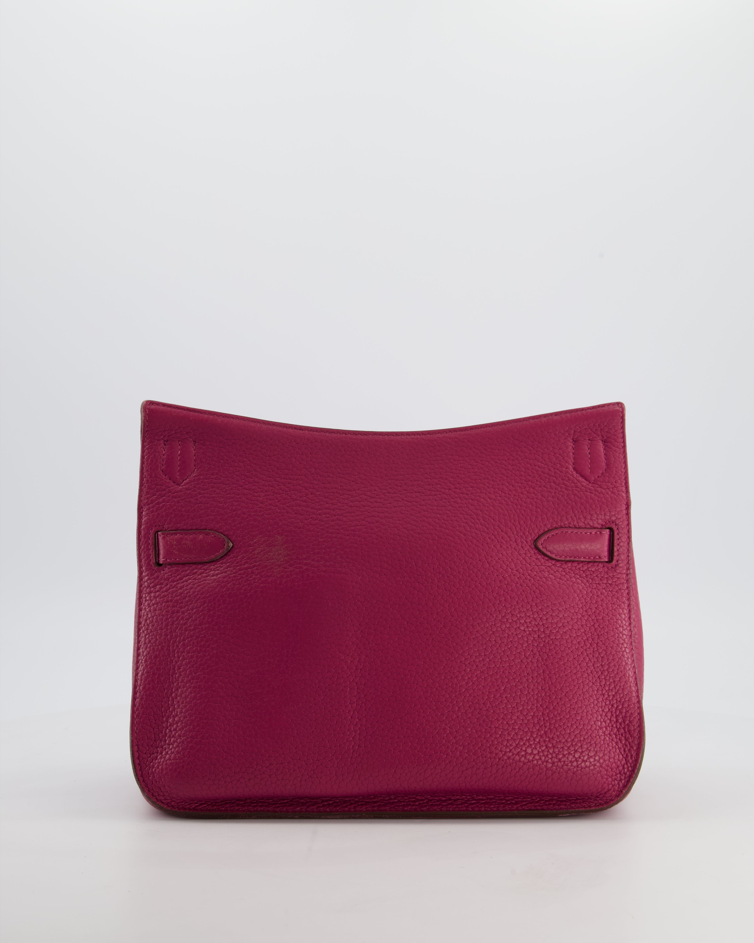 Hermès Jypsiere 28 Bag in Tosca Clemence Leather with Palladium Hardware
