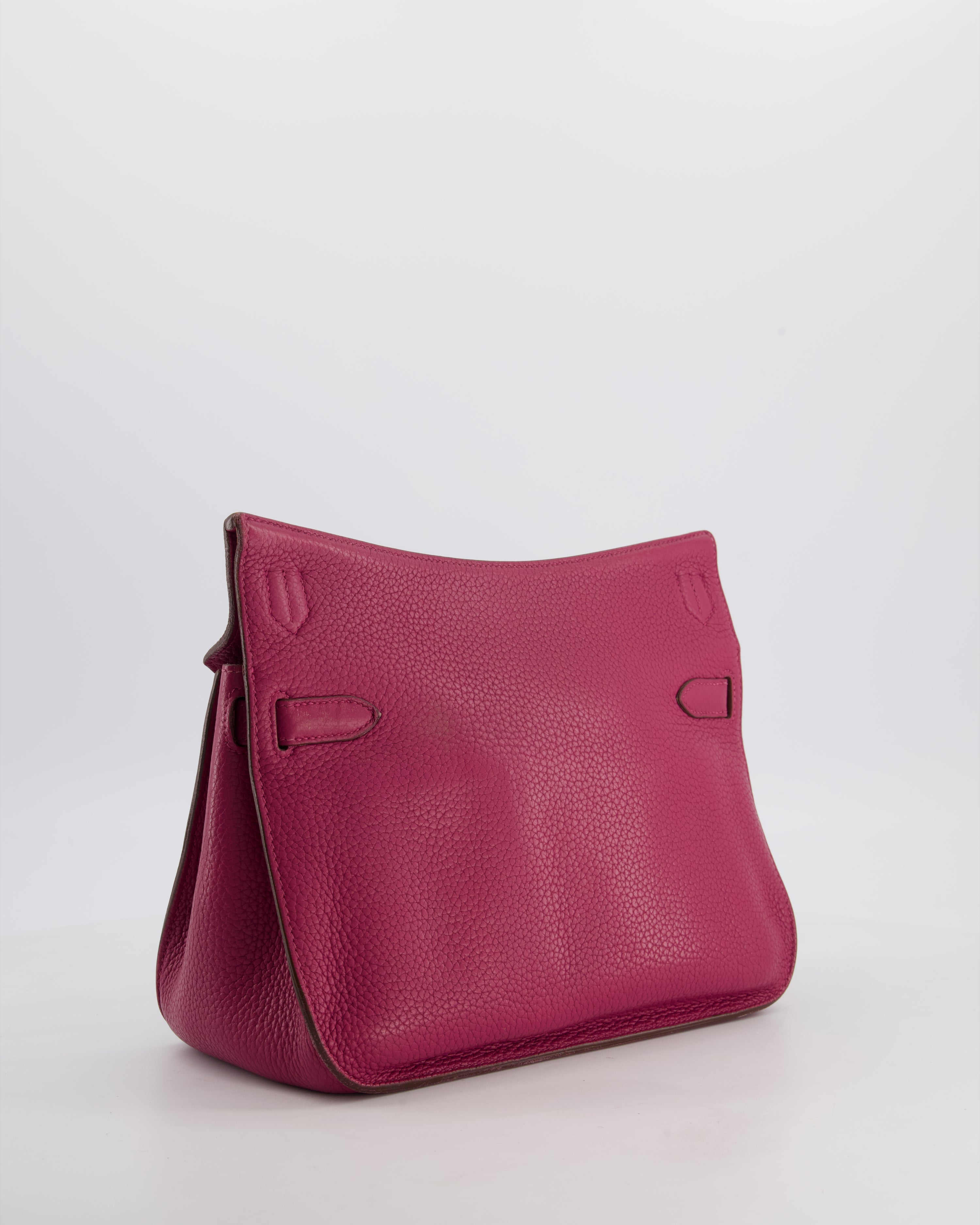Hermès Jypsiere 28 Bag in Tosca Clemence Leather with Palladium Hardware