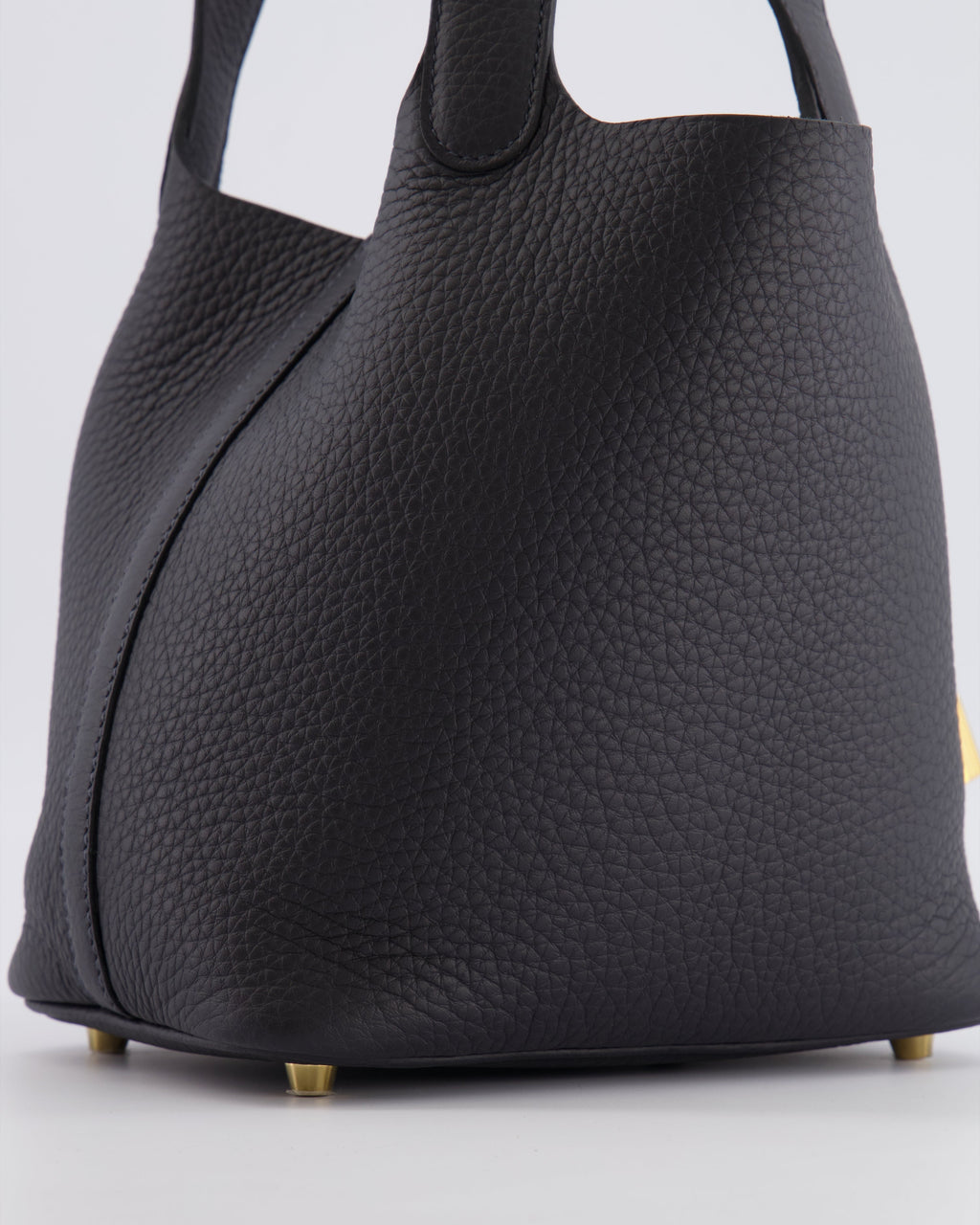 Hermès Picotin Lock 18 Bag in Caban Clemence Leather with Gold Hardware