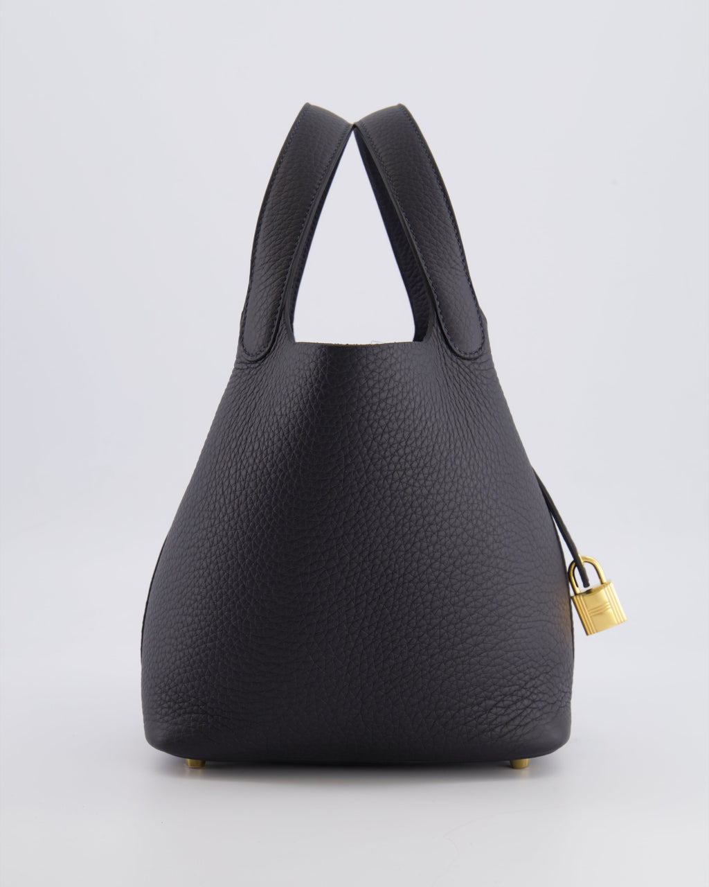 Hermès Picotin Lock 18 Bag in Caban Clemence Leather with Gold Hardware