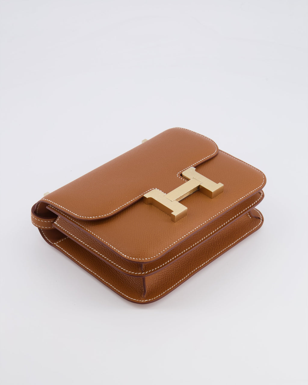 *Fire price “Hermès Constance III 18 Miroir Bag in Gold Epsom Leather with Brushed Permabrass Hardware