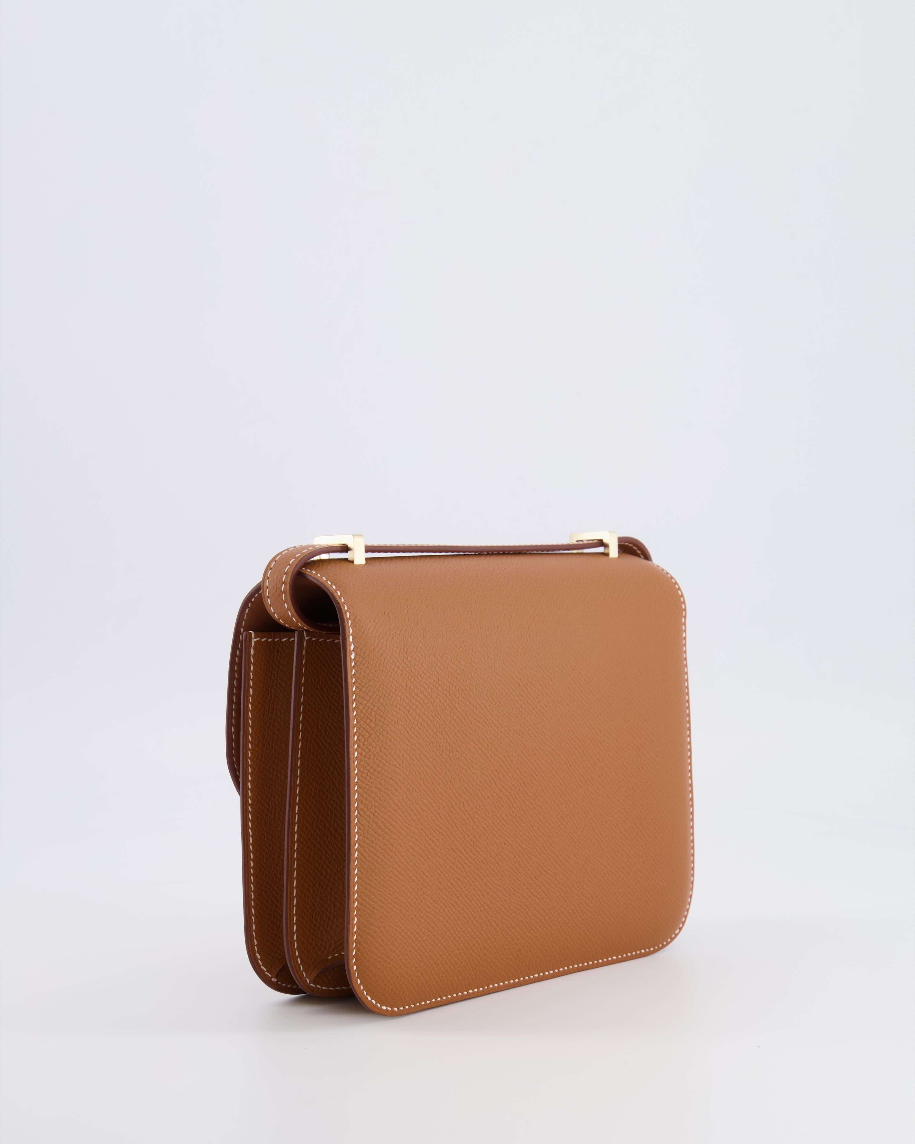 *Fire price “Hermès Constance III 18 Miroir Bag in Gold Epsom Leather with Brushed Permabrass Hardware