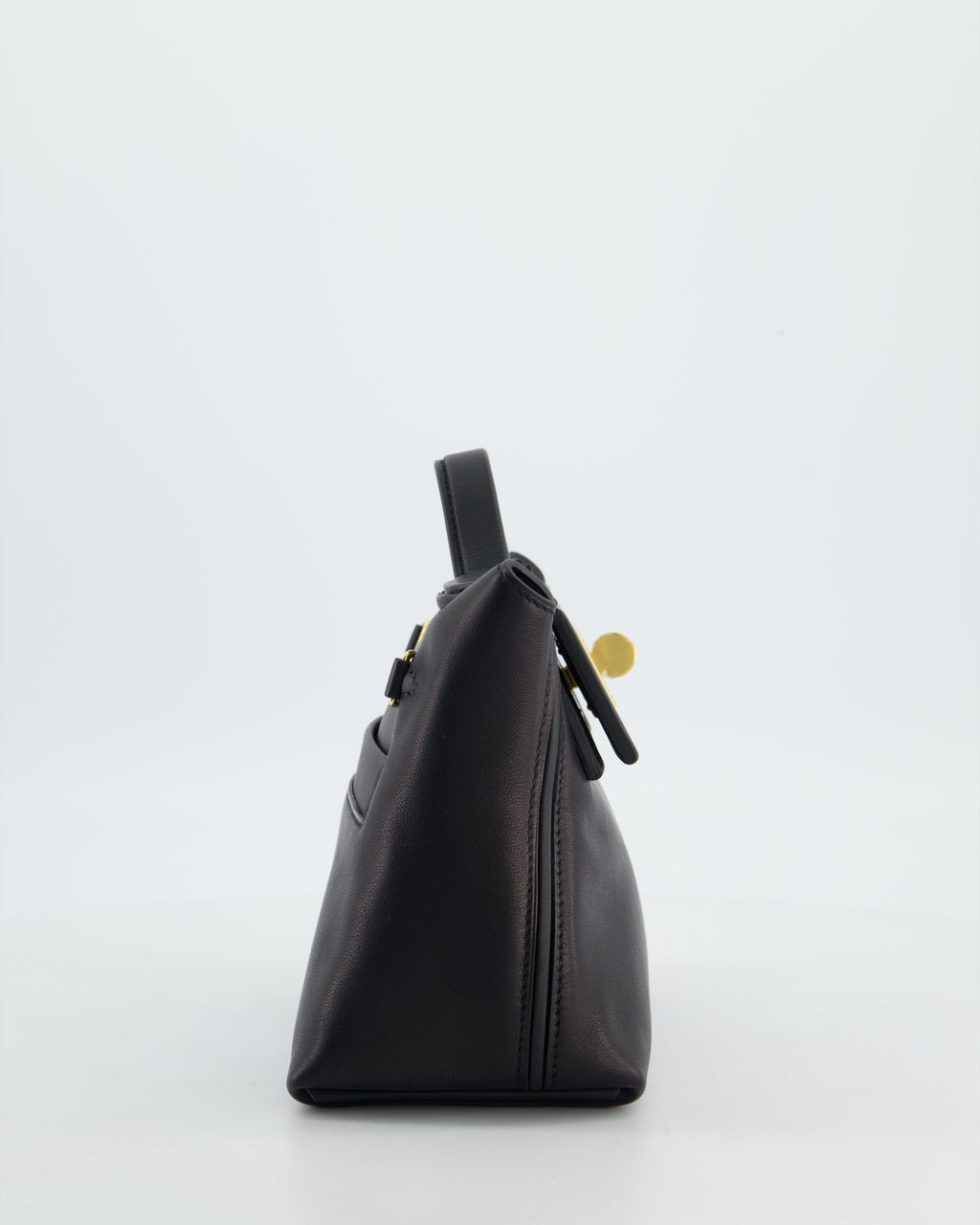 *RARE* Hermès 24/24 21 Bag in Noir Volupto and Noir Swift Leather with Gold Hardware