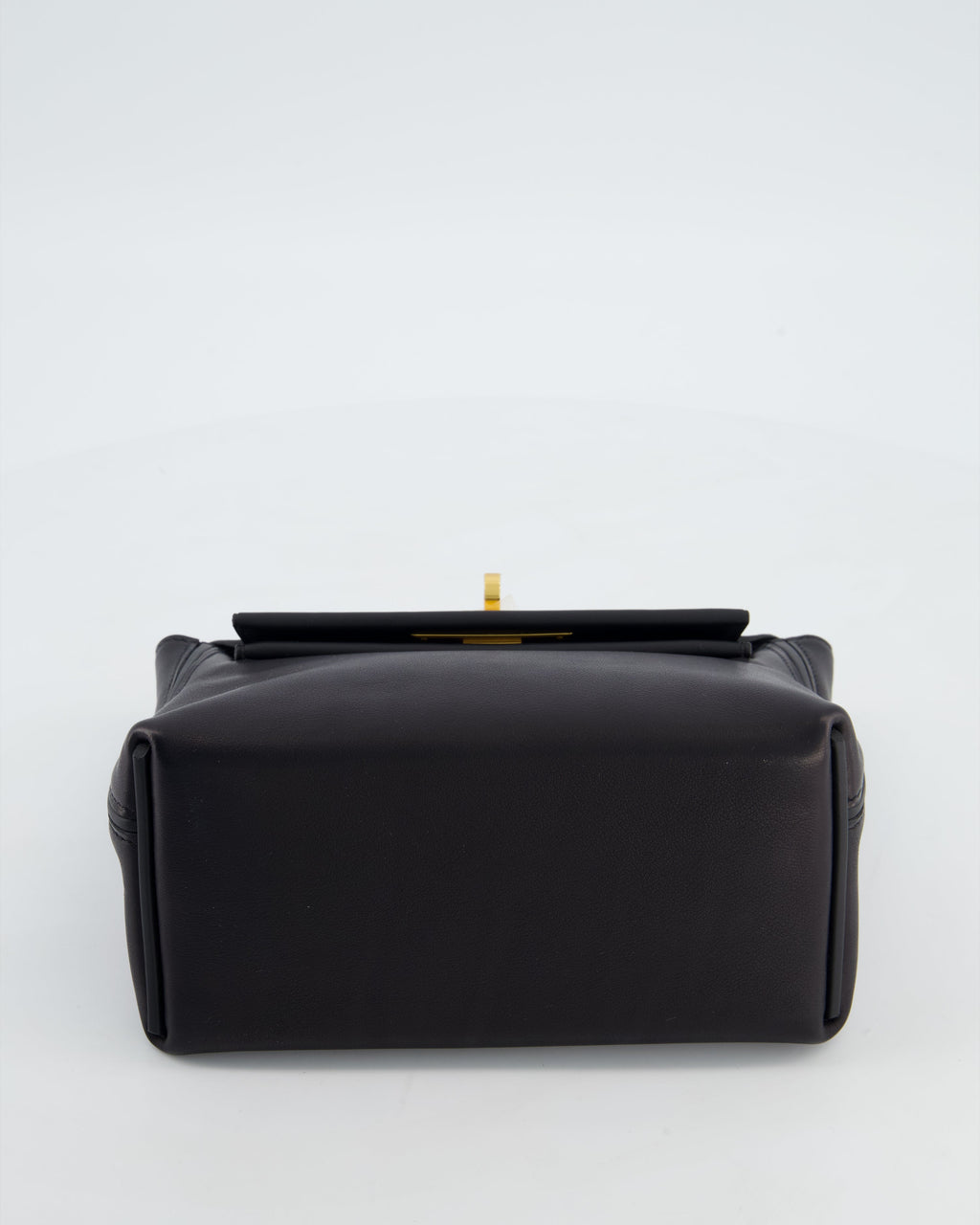 *RARE* Hermès 24/24 21 Bag in Noir Volupto and Noir Swift Leather with Gold Hardware
