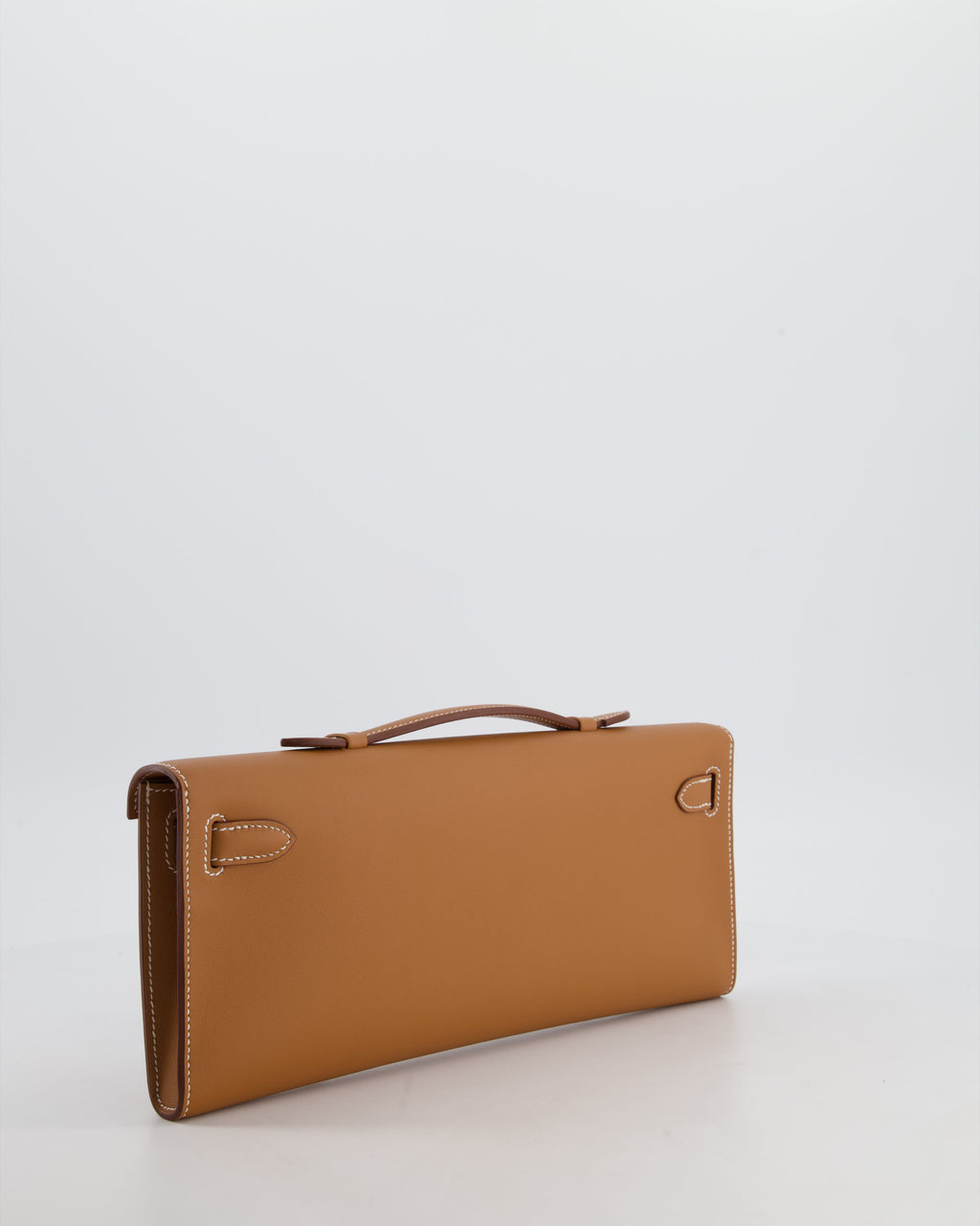 *HOT & RARE* Hermès Kelly Cut Bag in Gold Swift Leather with Palladium Hardware