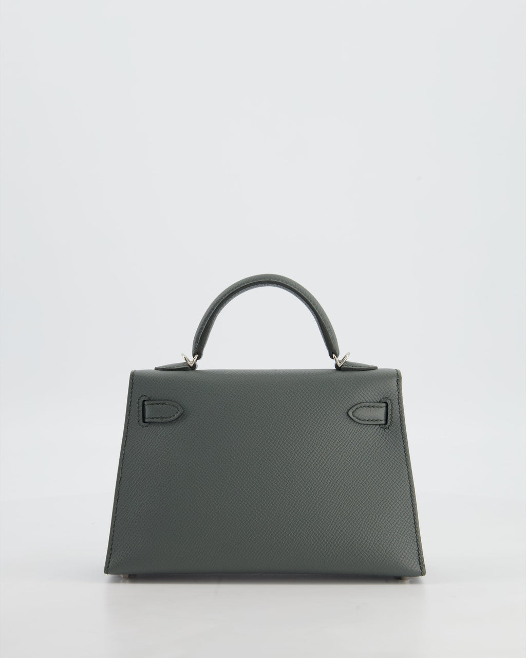 Hermès Mini Kelly II 20 Bag in Vert Amande Epsom Leather with Palladium Hardware