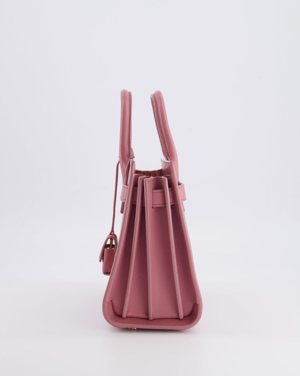 Saint Laurent Pink Leather Small Sac De Jour Bag with Gold Hardware RRP £2,040