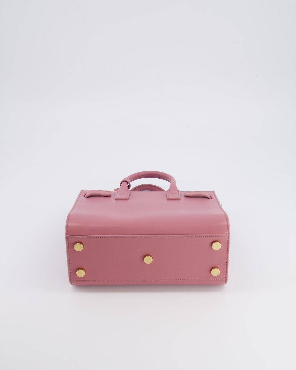 Saint Laurent Pink Leather Small Sac De Jour Bag with Gold Hardware RRP £2,040