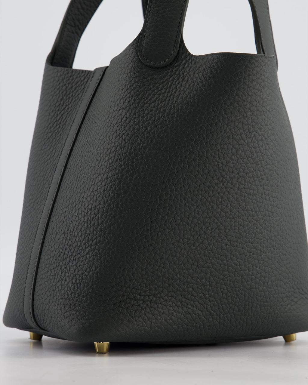 Hermès Picotin Lock 18 Bag in Vert Mangrove Clemence Leather with Permabrass Hardware