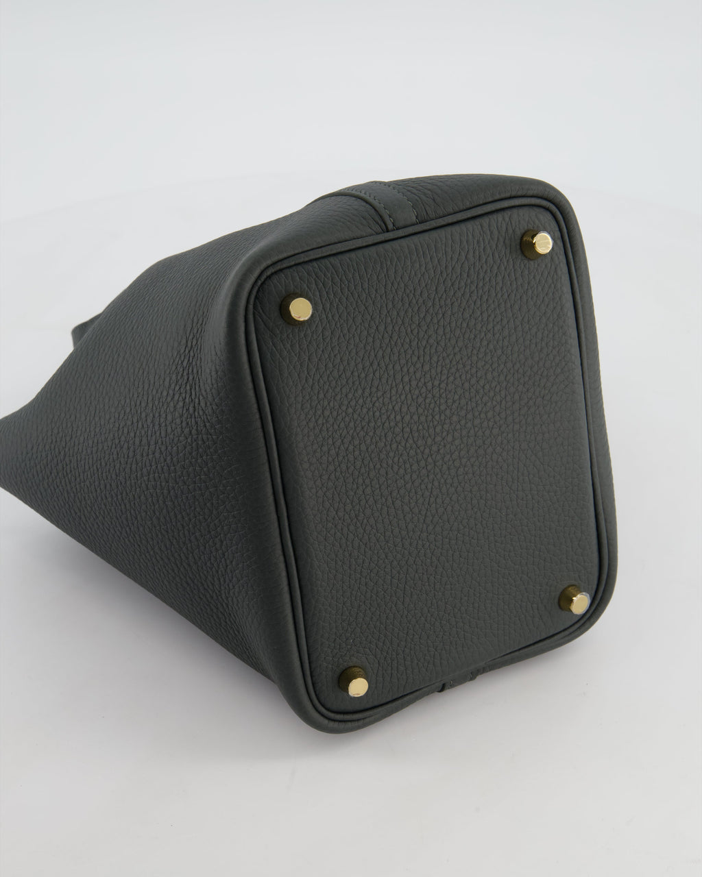 Hermès Picotin Lock 18 Bag in Vert Mangrove Clemence Leather with Permabrass Hardware