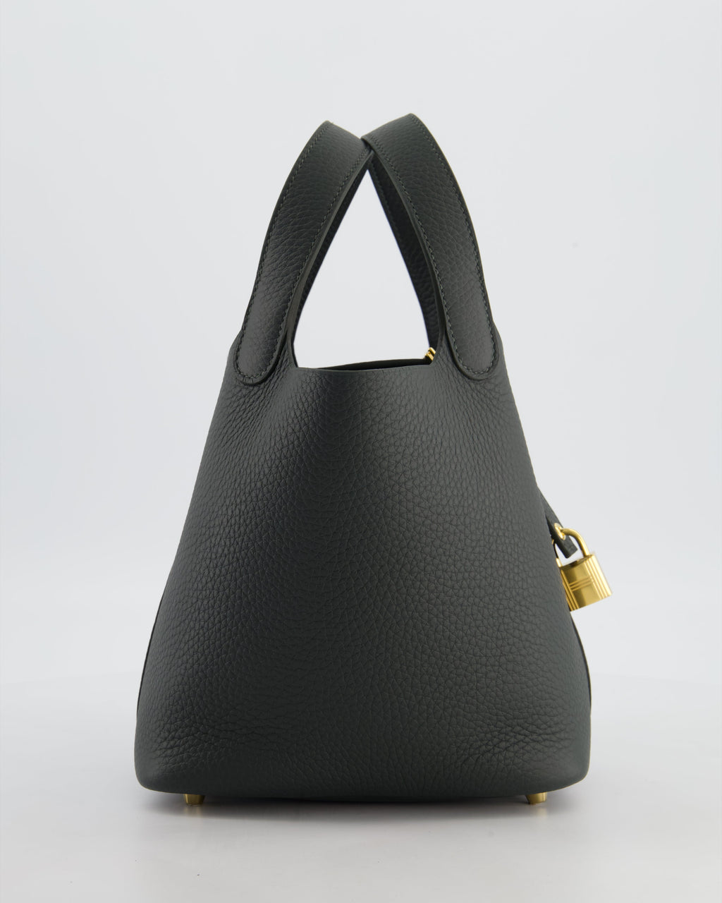 Hermès Picotin Lock 18 Bag in Vert Mangrove Clemence Leather with Permabrass Hardware