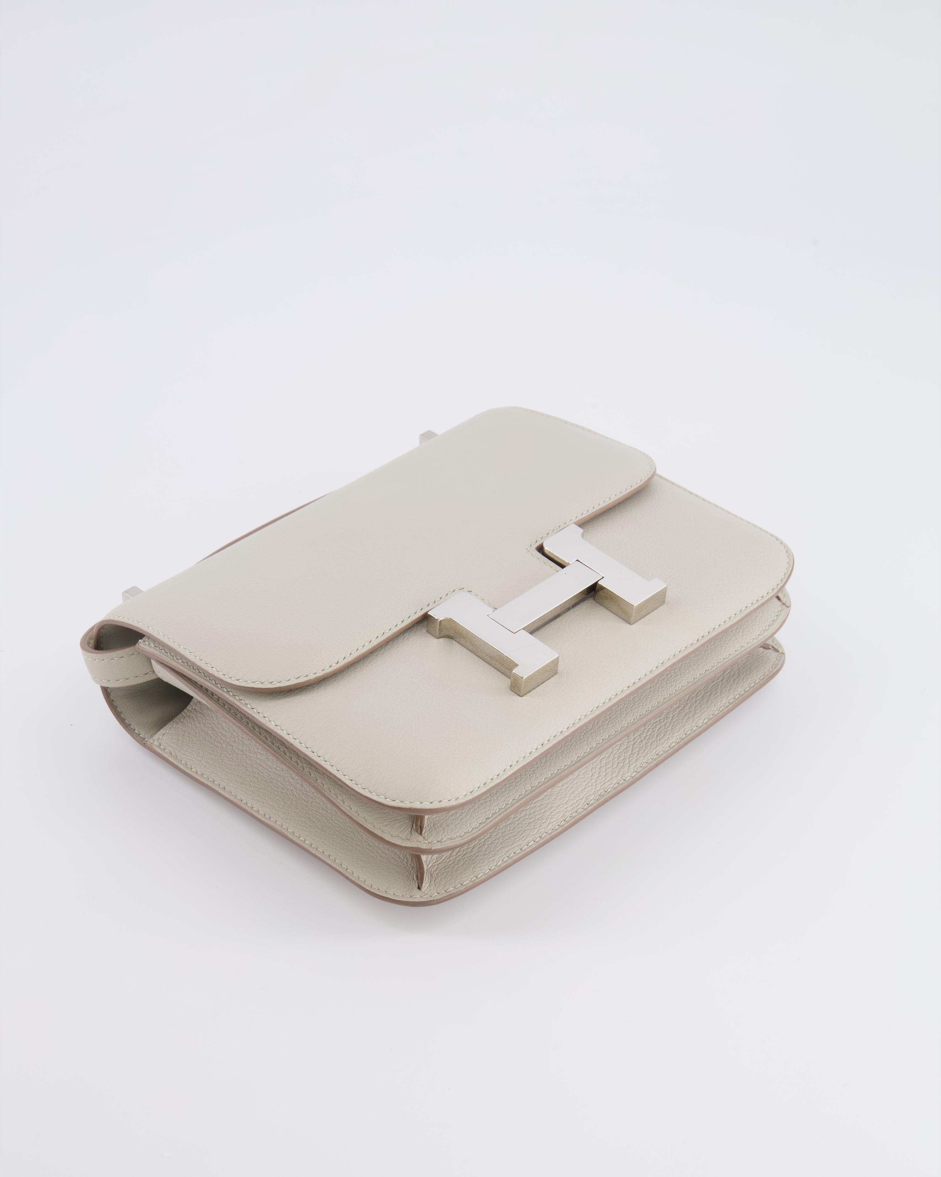 Hermès Constance III 18 Bag in Gris Perle Evercolor Leather with Palladium Hardware