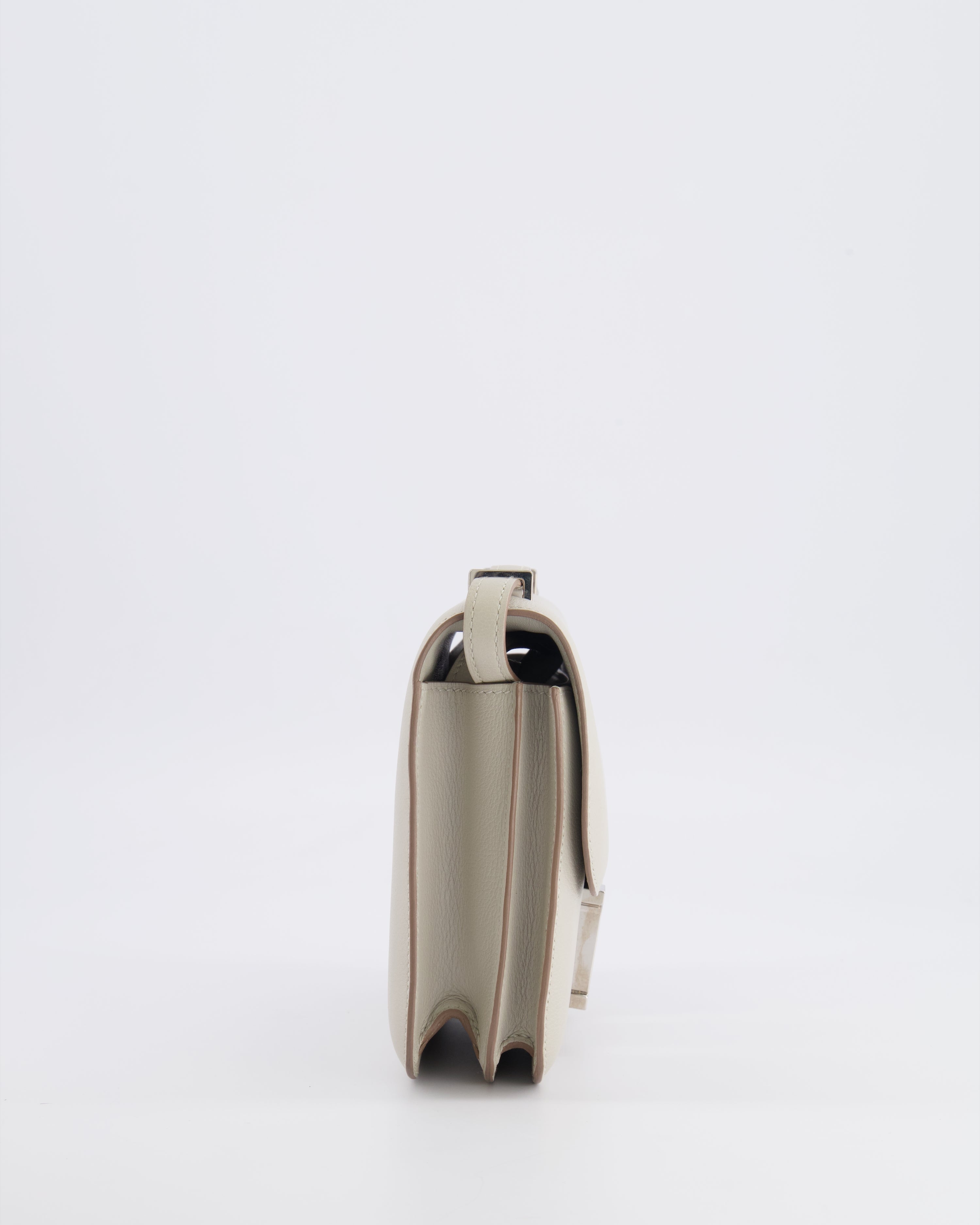 Hermès Constance III 18 Bag in Gris Perle Evercolor Leather with Palladium Hardware