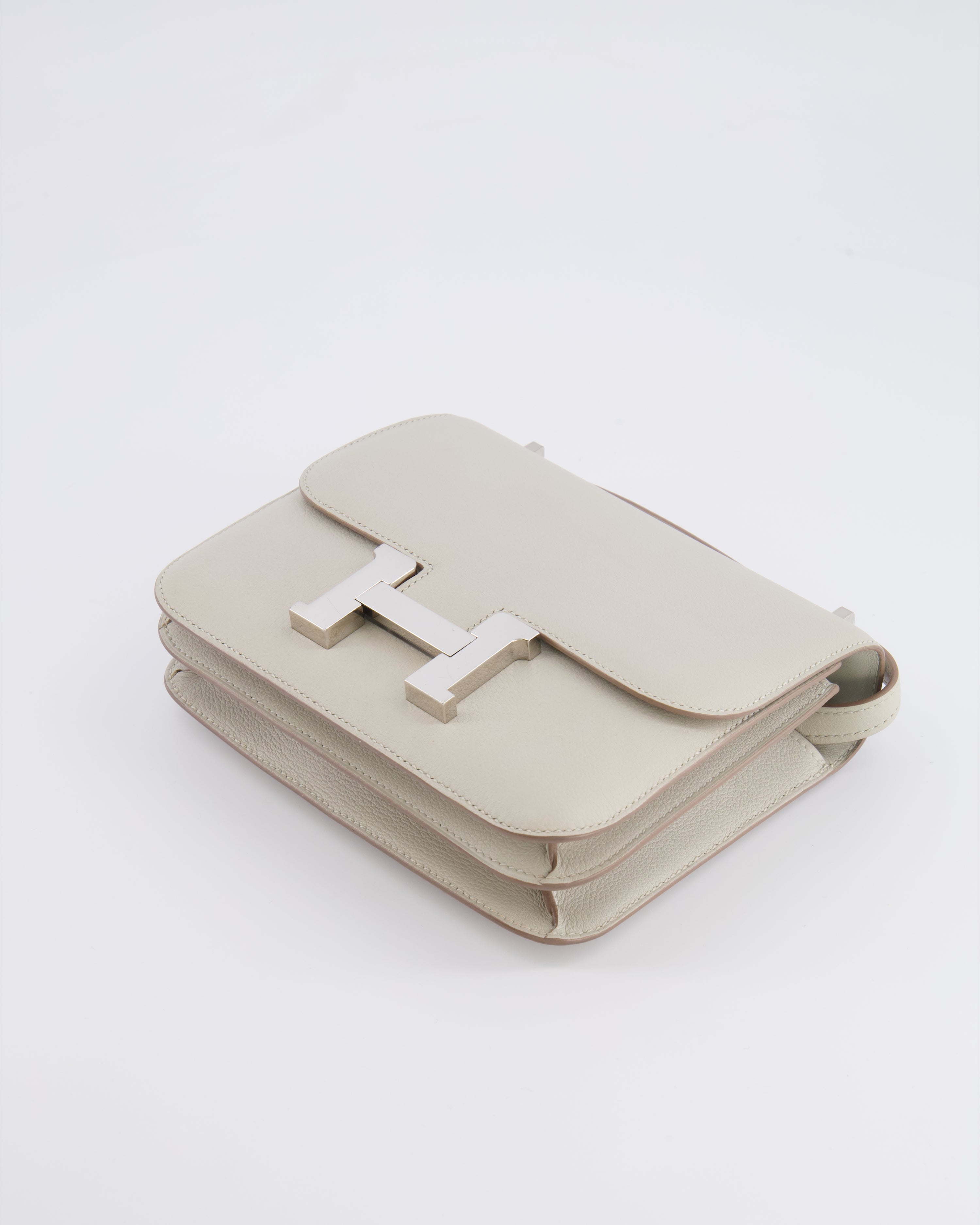 Hermès Constance III 18 Bag in Gris Perle Evercolor Leather with Palladium Hardware