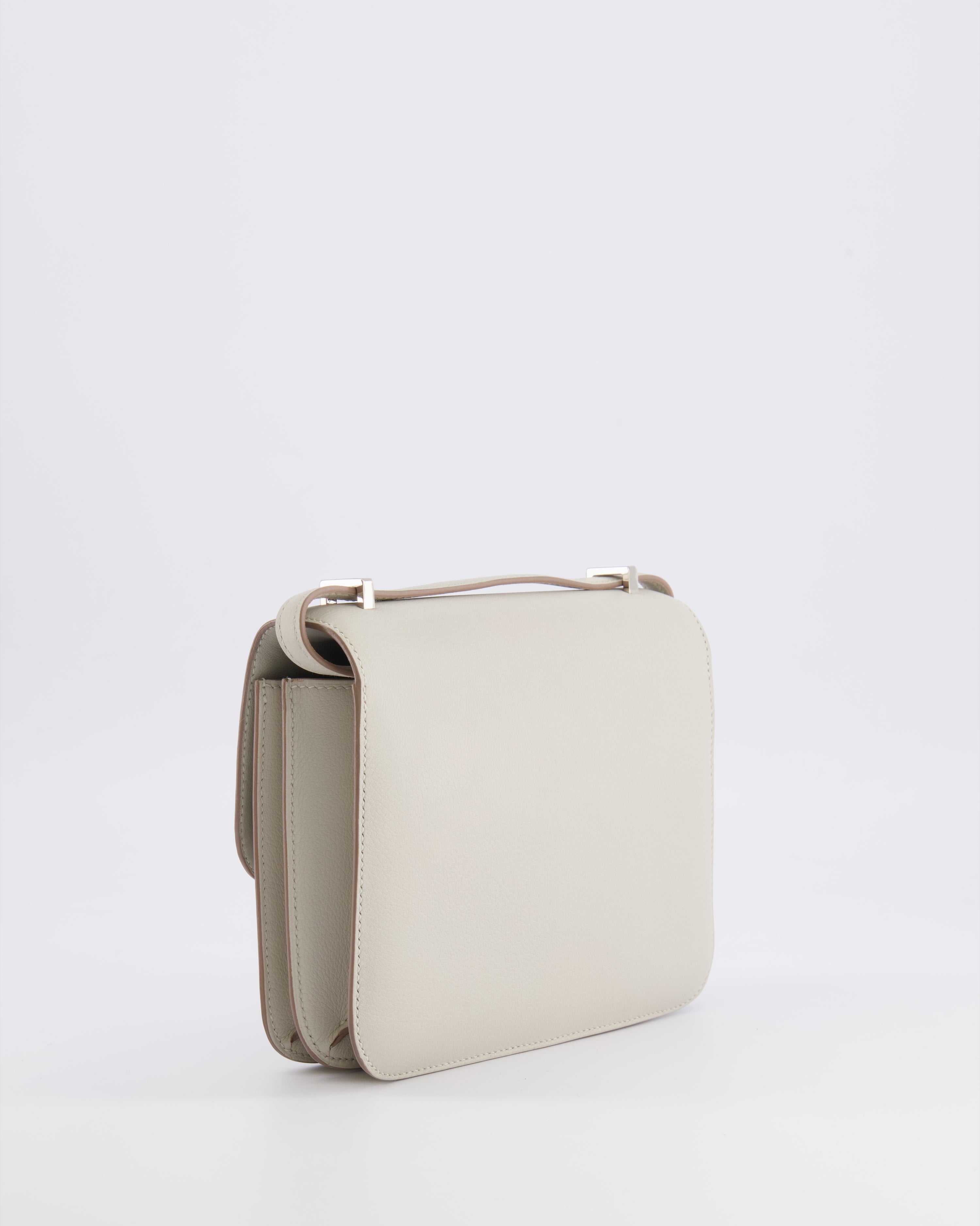 Hermès Constance III 18 Bag in Gris Perle Evercolor Leather with Palladium Hardware