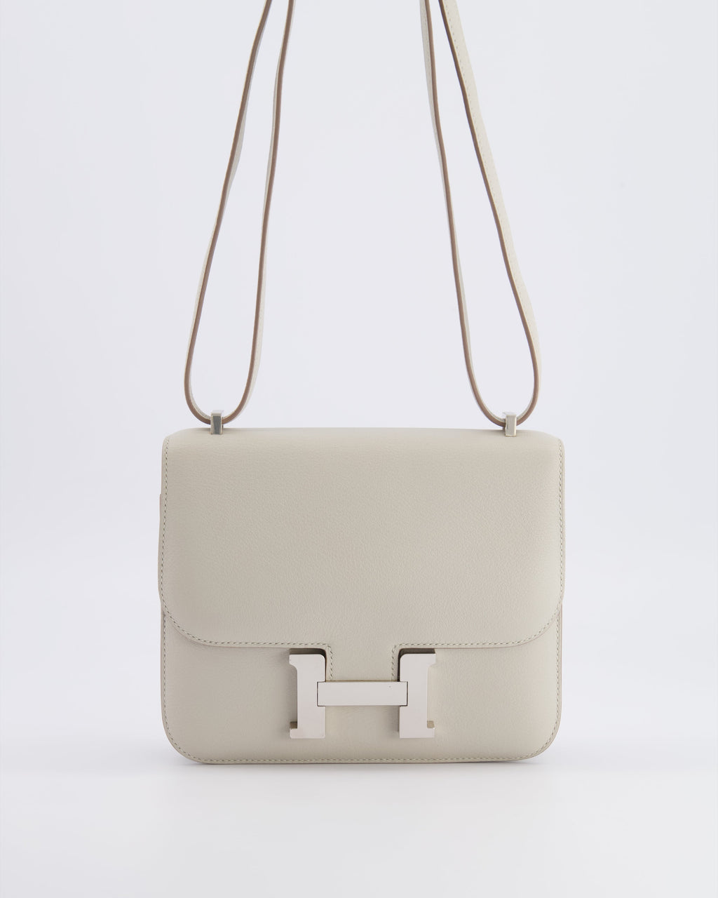 Hermès Constance III 18 Bag in Gris Perle Evercolor Leather with Palladium Hardware