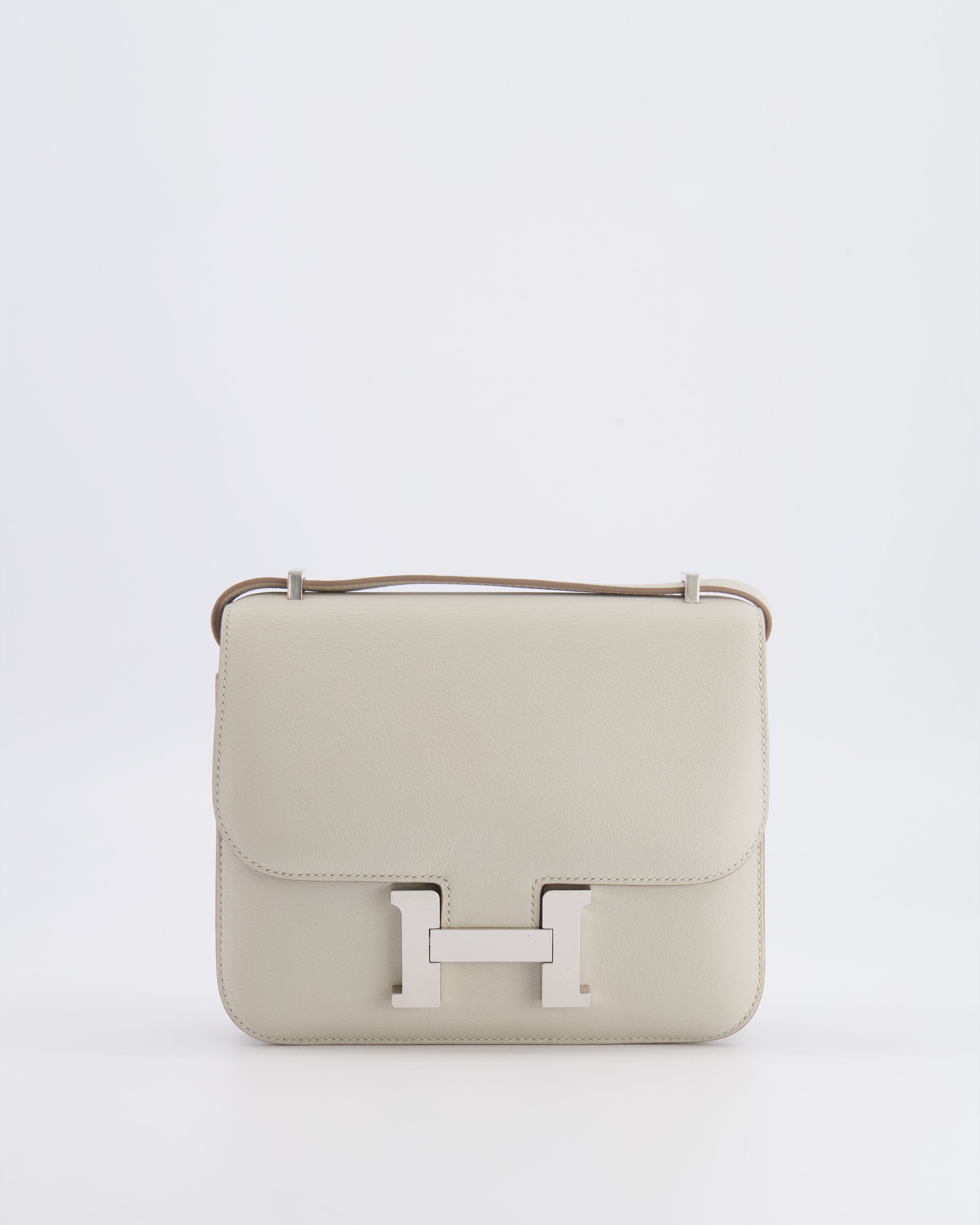 Hermès Constance III 18 Bag in Gris Perle Evercolor Leather with Palladium Hardware